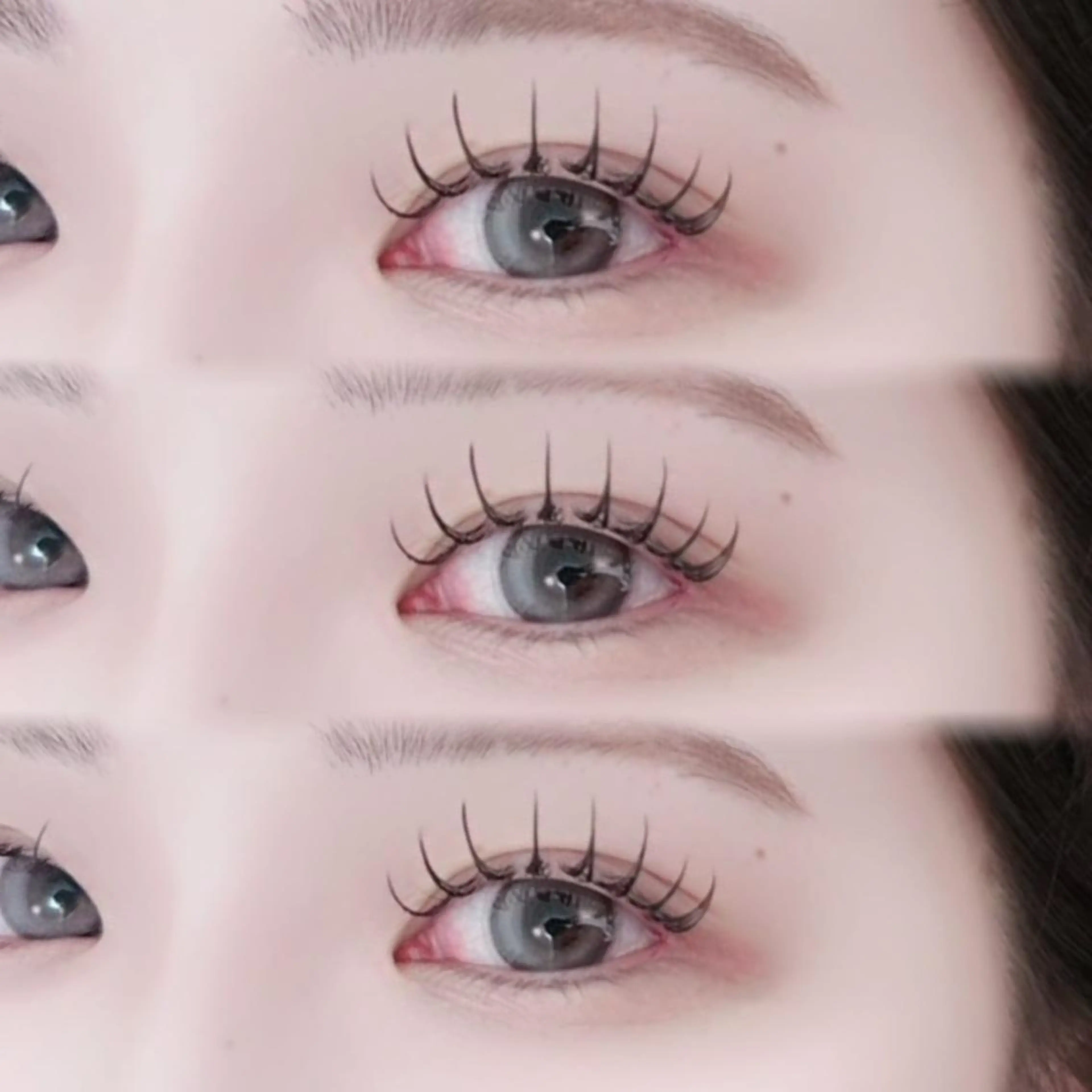 マツエク・マツパ バインドロック 束感まつ毛 フラットラッシュ 韓国風マツエク パリジェンヌラッシュリフト mizuki/束感 まつエク/似合わせ眉のマツエク・マツパデザイン