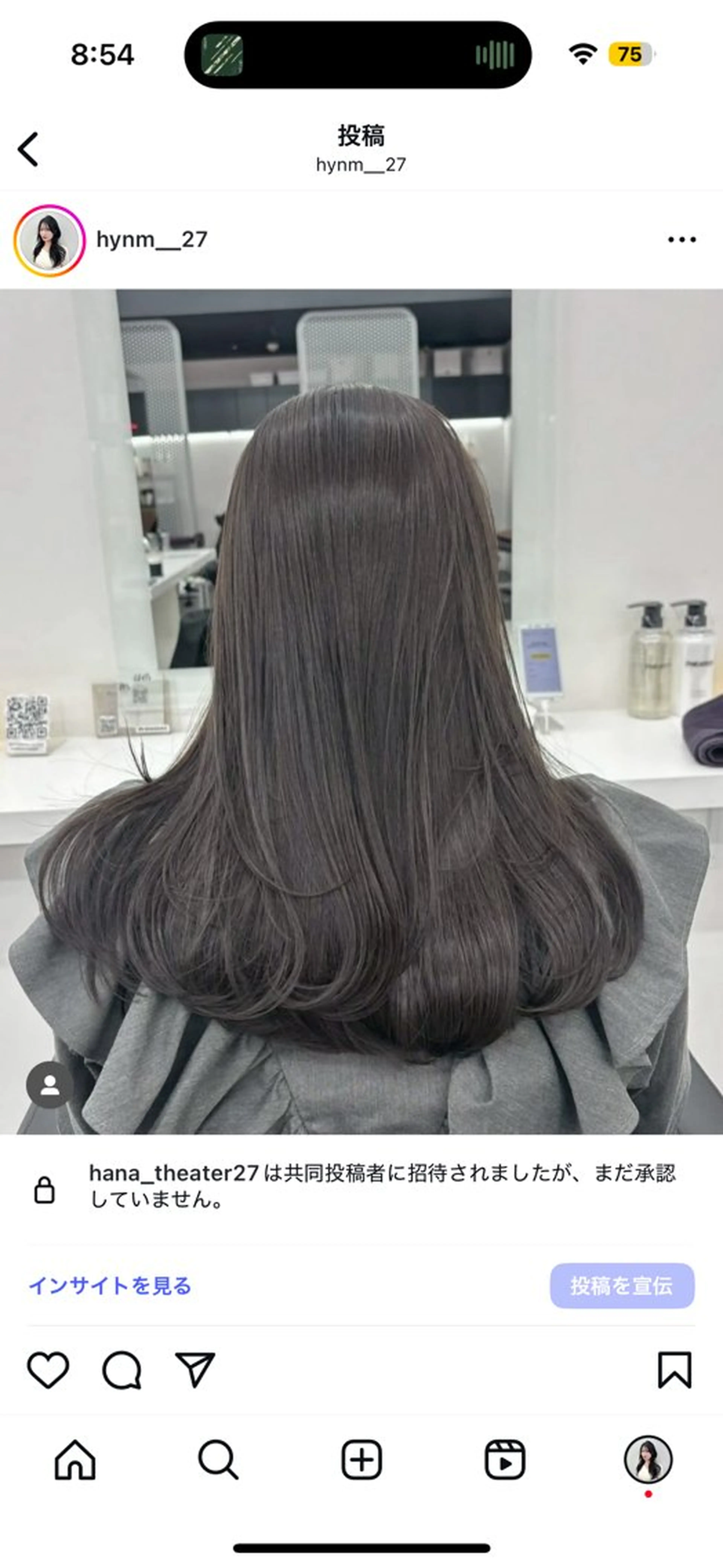 カラー 透明感🫧韓国 🫧hana🫧のヘアスタイル