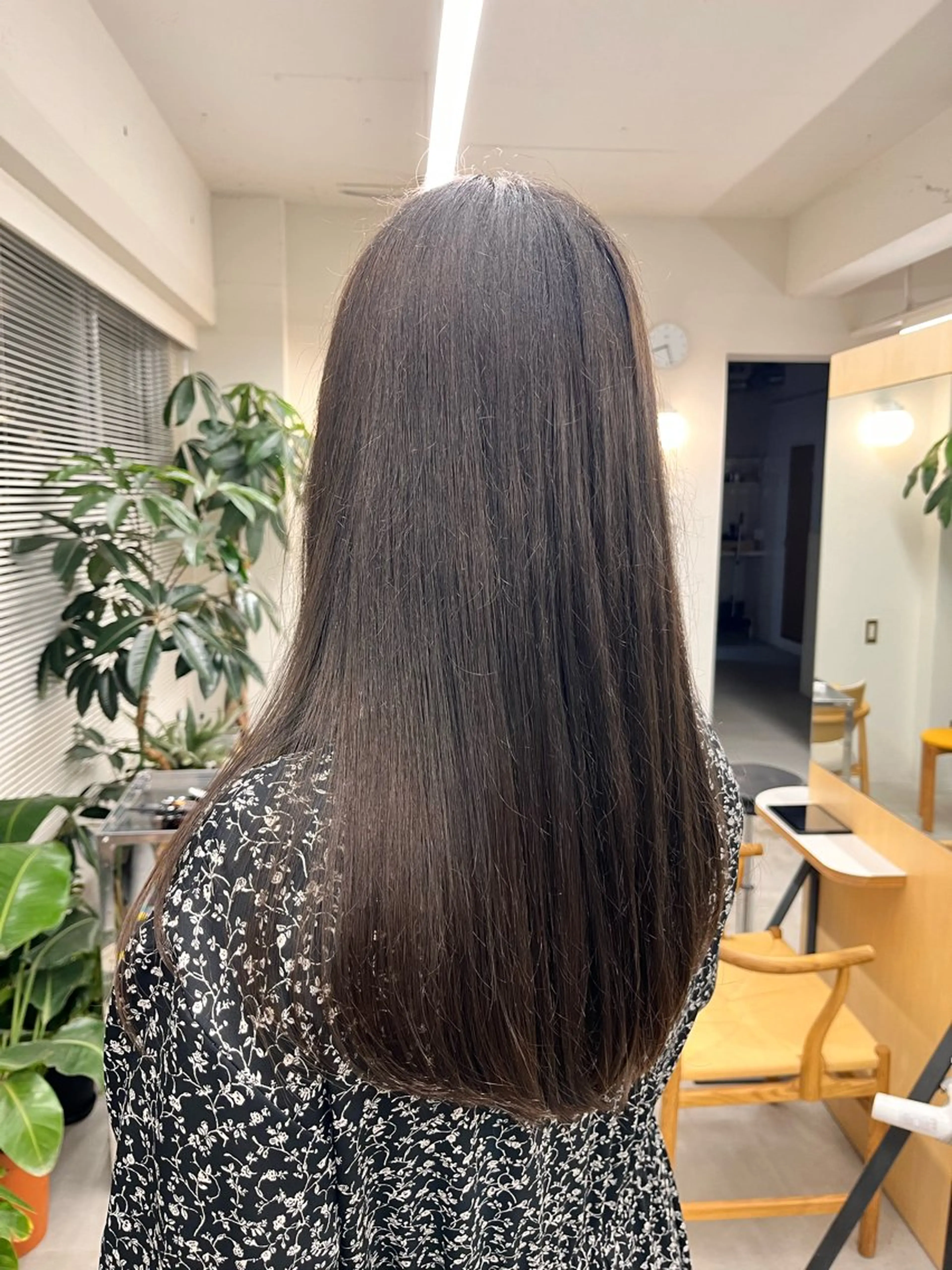 ロング カラー ブリーチ ブリーチなしカラー マミ🌱 ボブ/津田沼のヘアスタイル