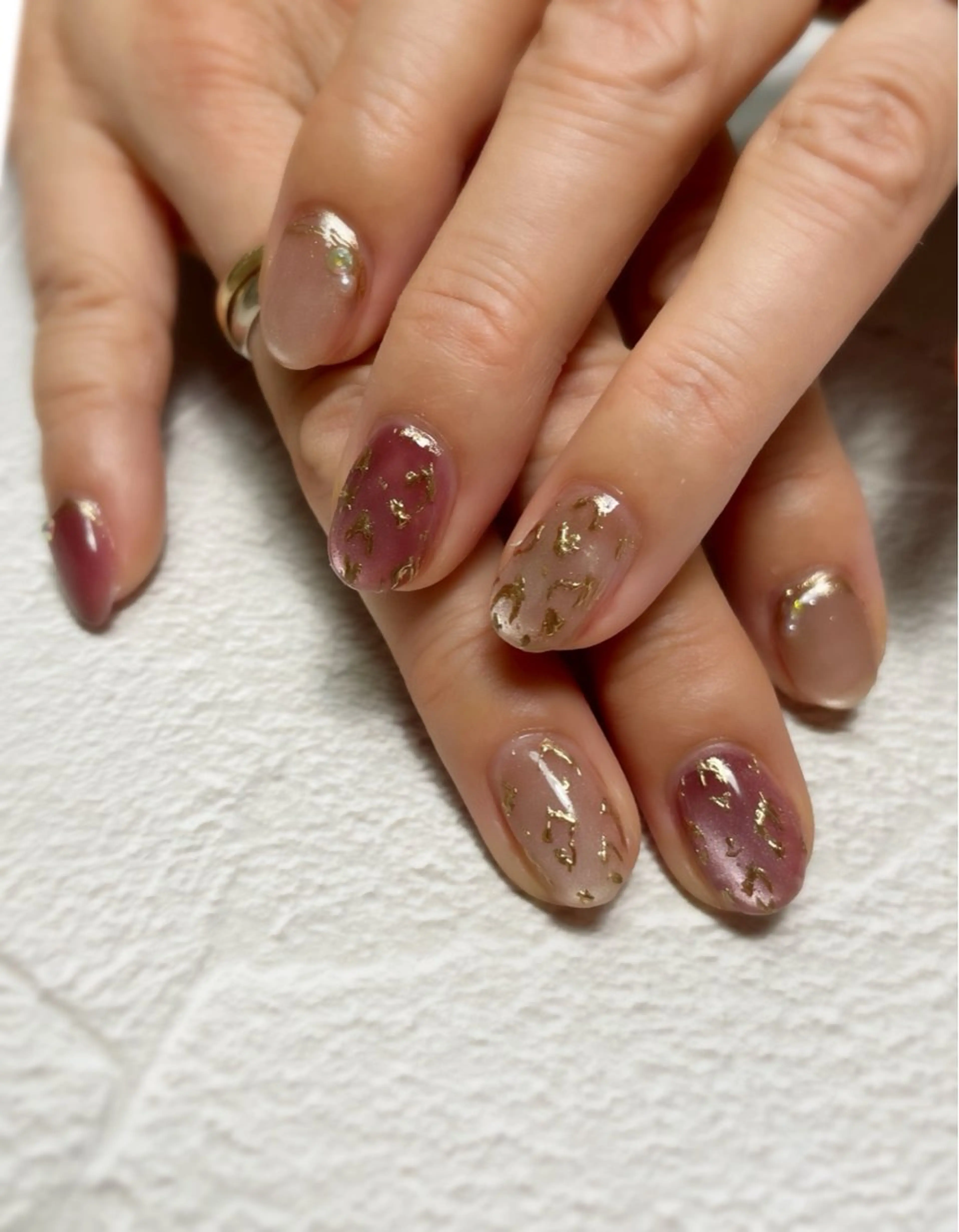 マグネットネイル＋アート2本の写真