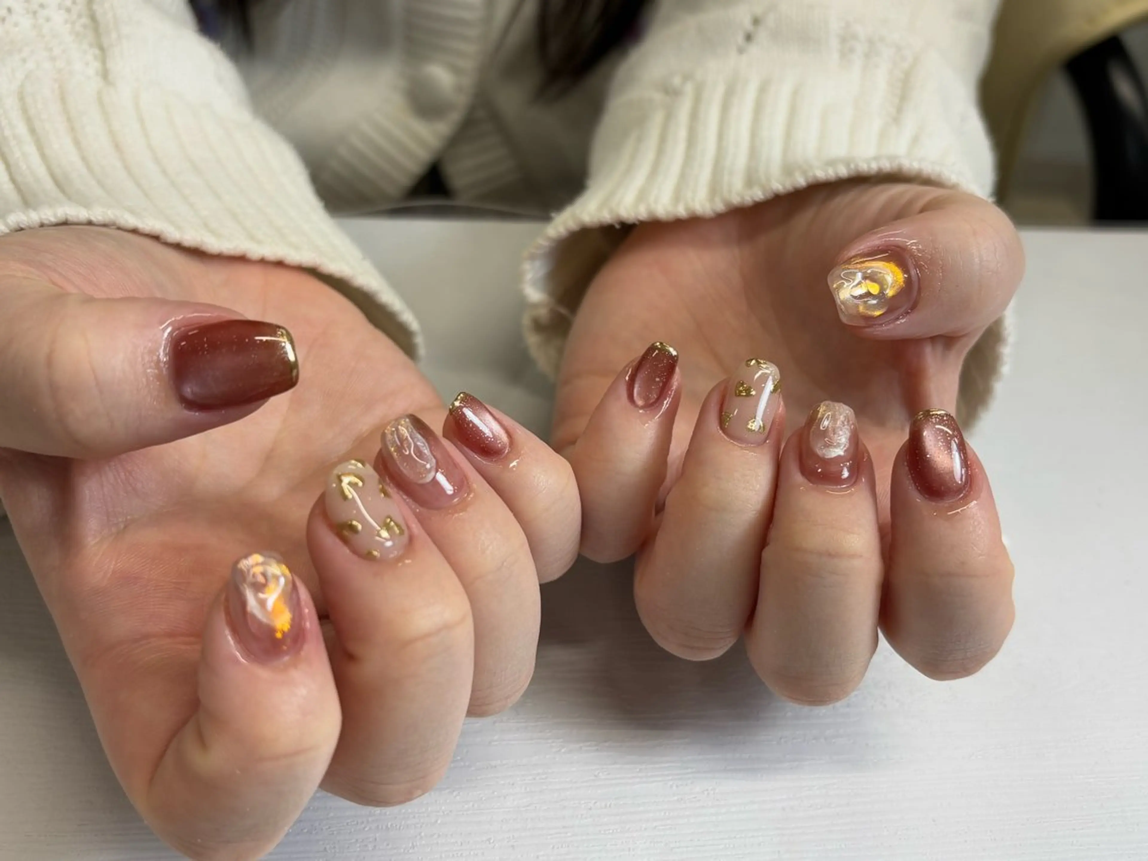 ネイル ハンドネイル arancia /moeのネイルデザイン