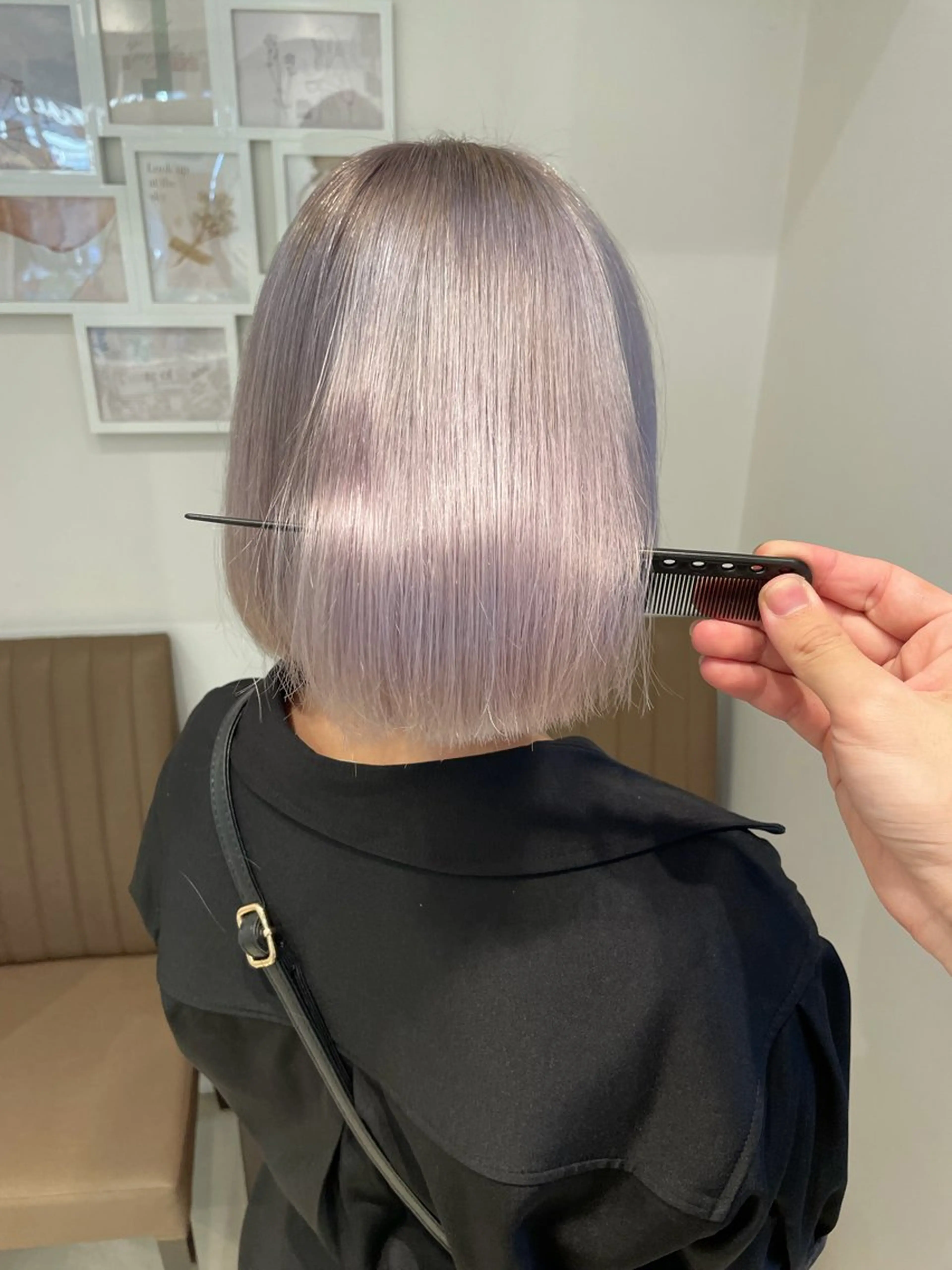 ミディアム カラー シルバー カット ヘアカラー トリートメント 《ブリーチ/赤み消し /髪質改善》若松良樹のヘアスタイル