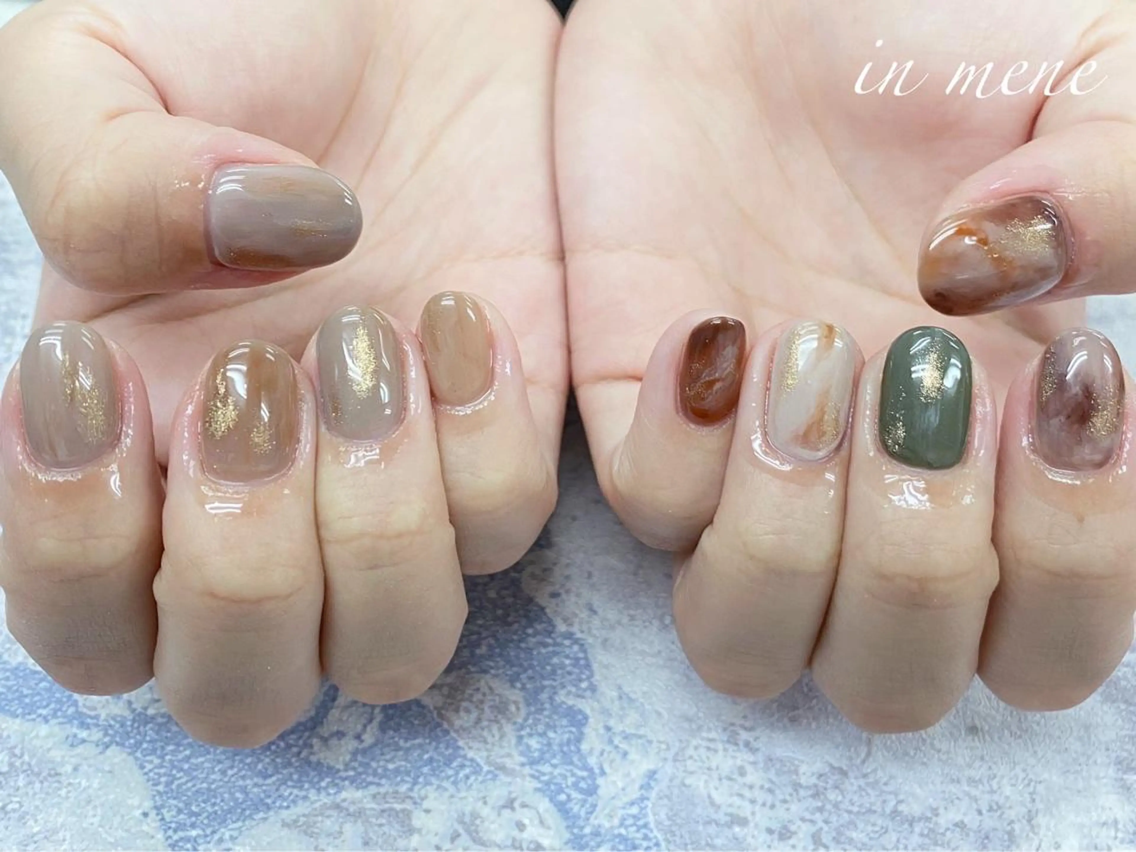 ネイル ニュアンスネイル ハンドネイル IN MENEのネイルデザイン