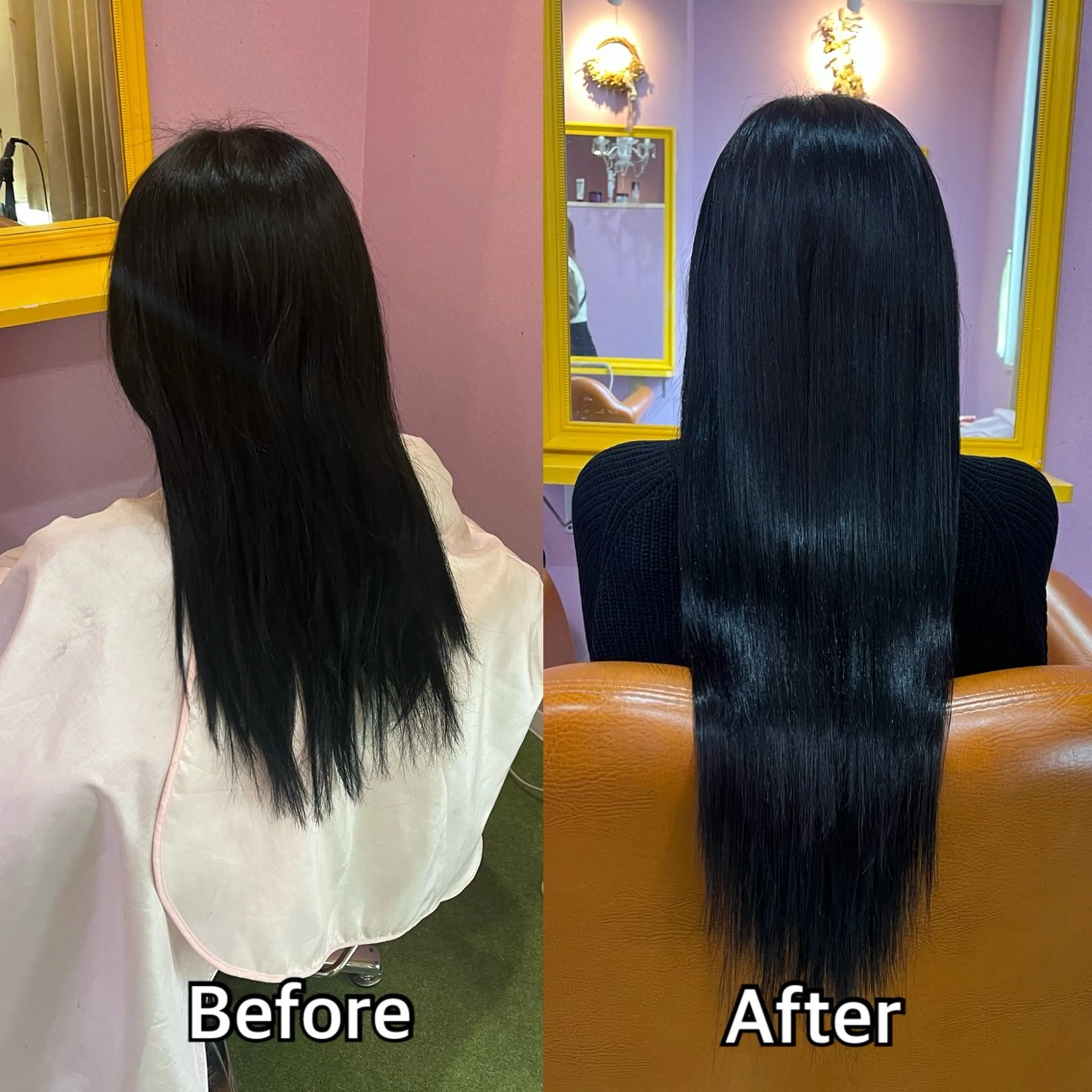 人毛シールエクステ40枚⭕️6000円の写真