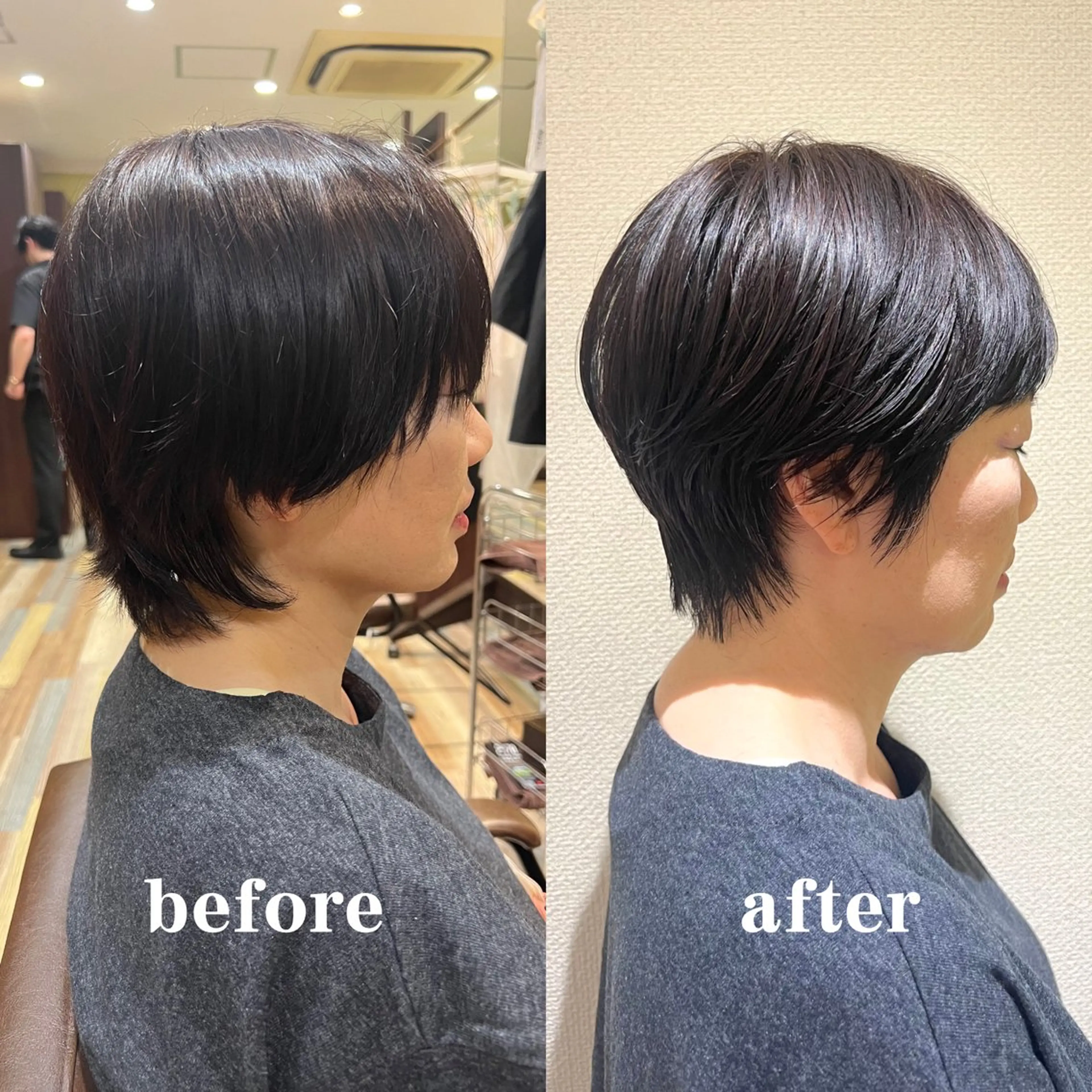 ショート 似合わせカット ショートヘア レイヤー/似合わせ カット横川夕華🫧のヘアスタイル