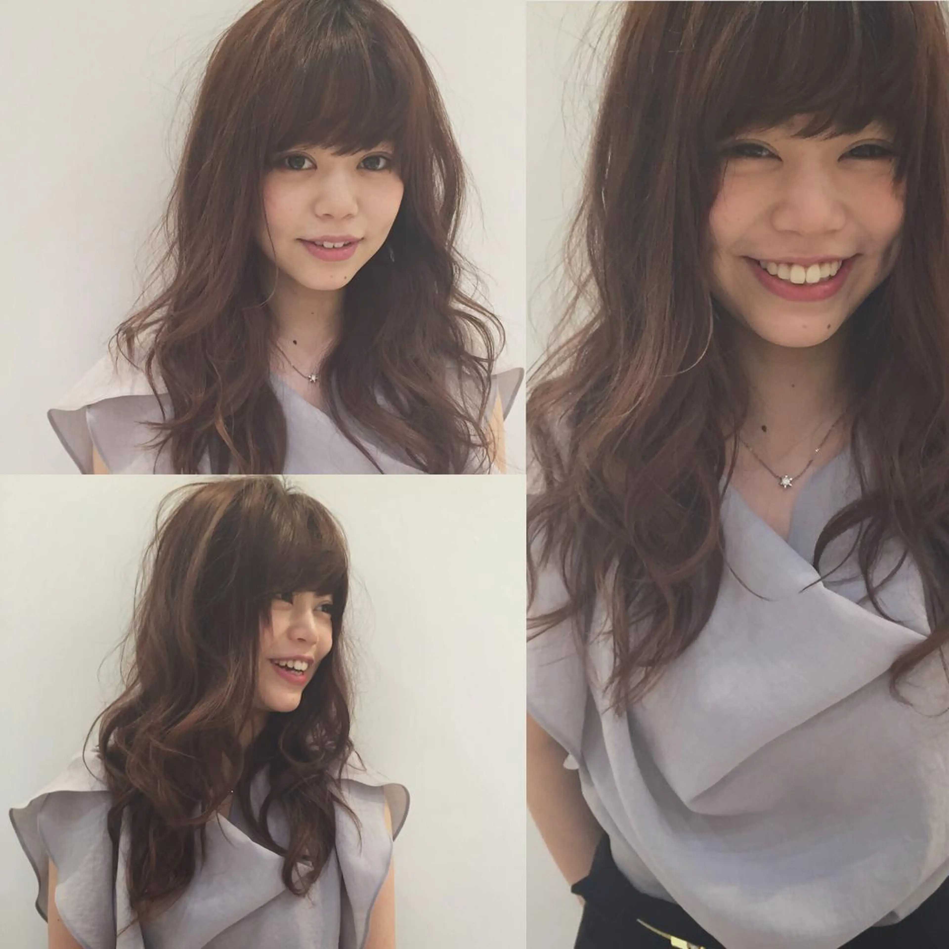 ロング カラー アッシュ ピンクカラー ピンクアッシュ ハイトーン×髪質改善 KENTAのヘアスタイル