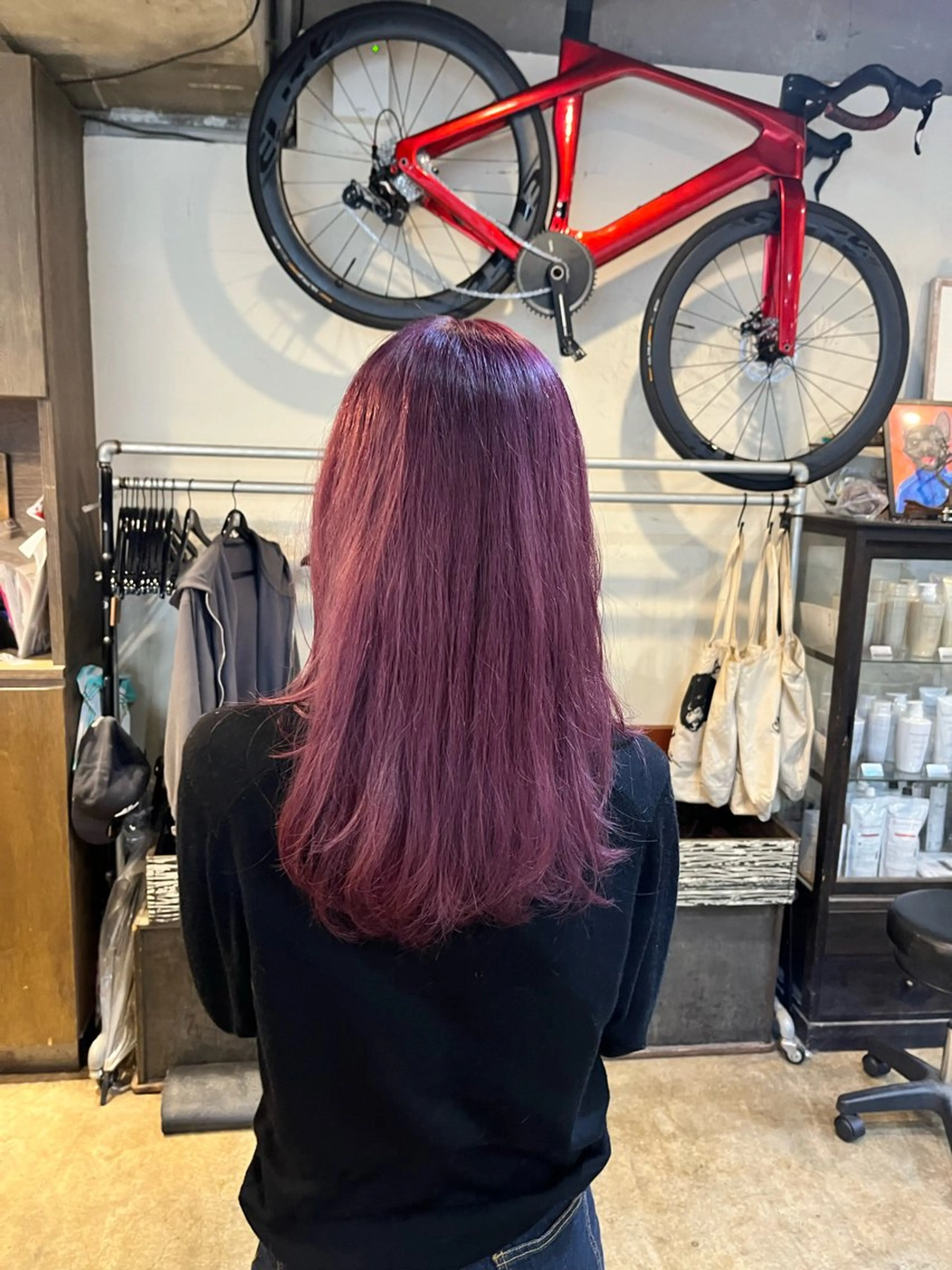 カラー ヘアカラー 松原 樹里のヘアスタイル