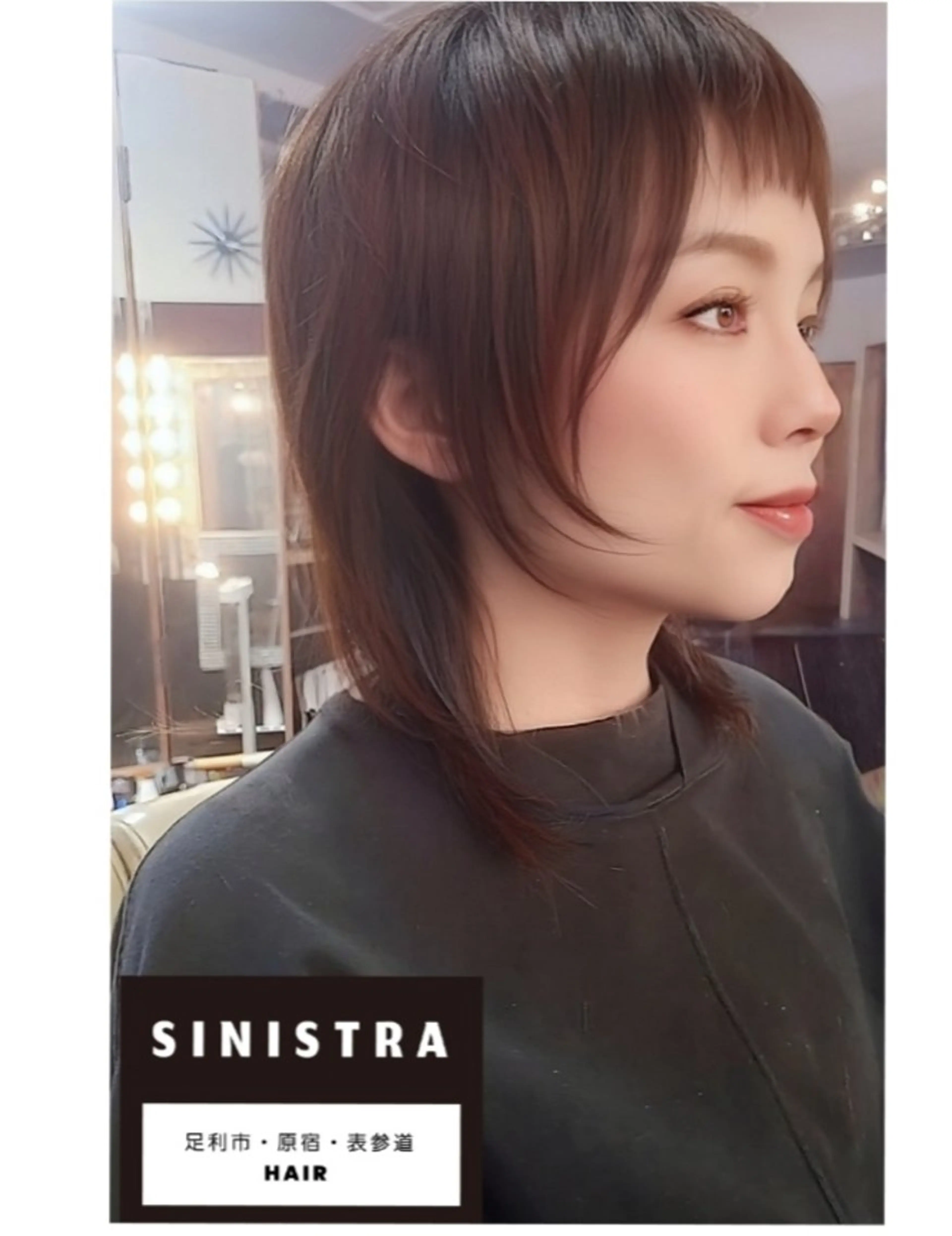 ショート ヘアカラー 足利市・原宿・表参道 シニストラのヘアスタイル