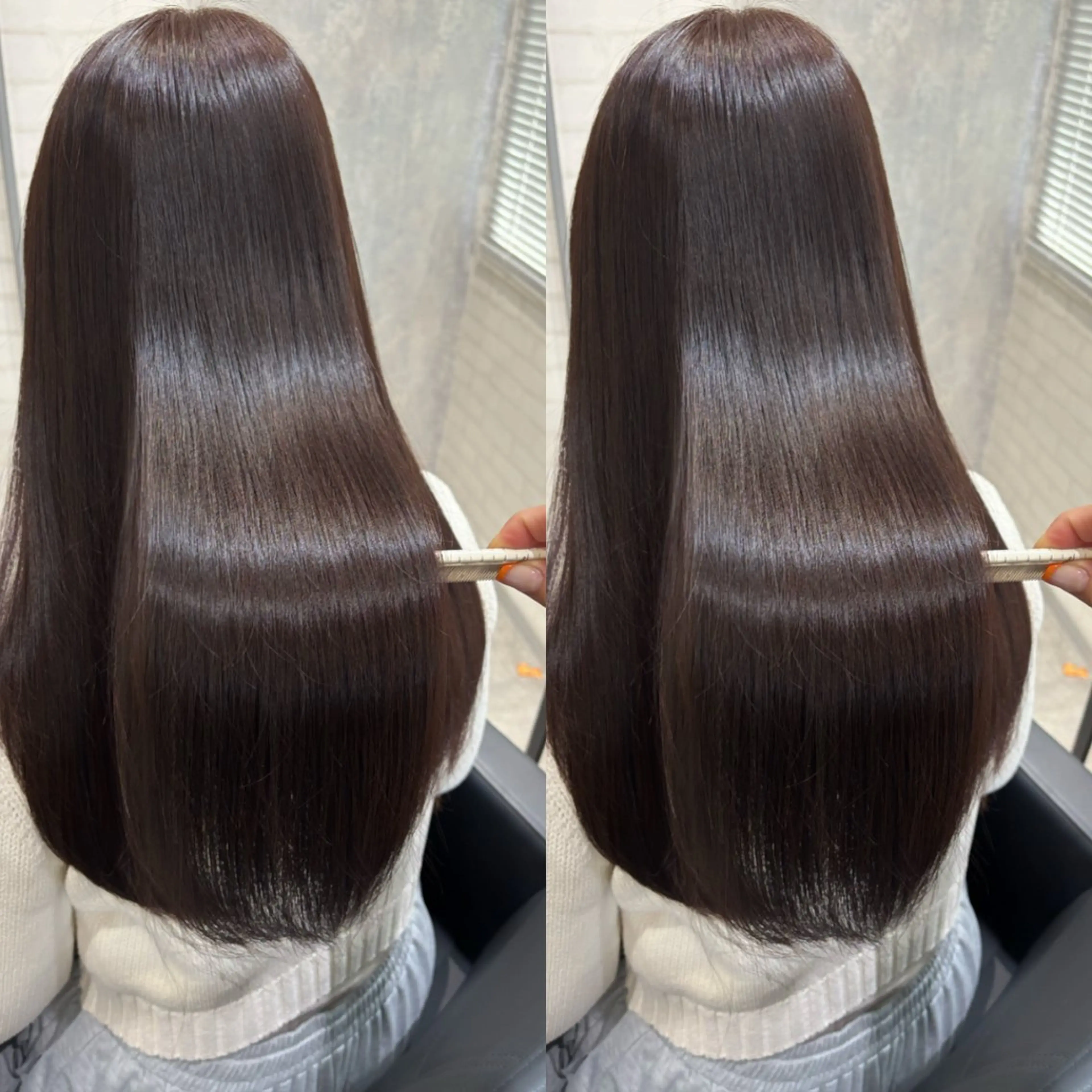 ロング カラー ヘアアレンジ カット ヘアカラー トリートメント kei/透明感カラー /ベージュ/インナーのヘアスタイル