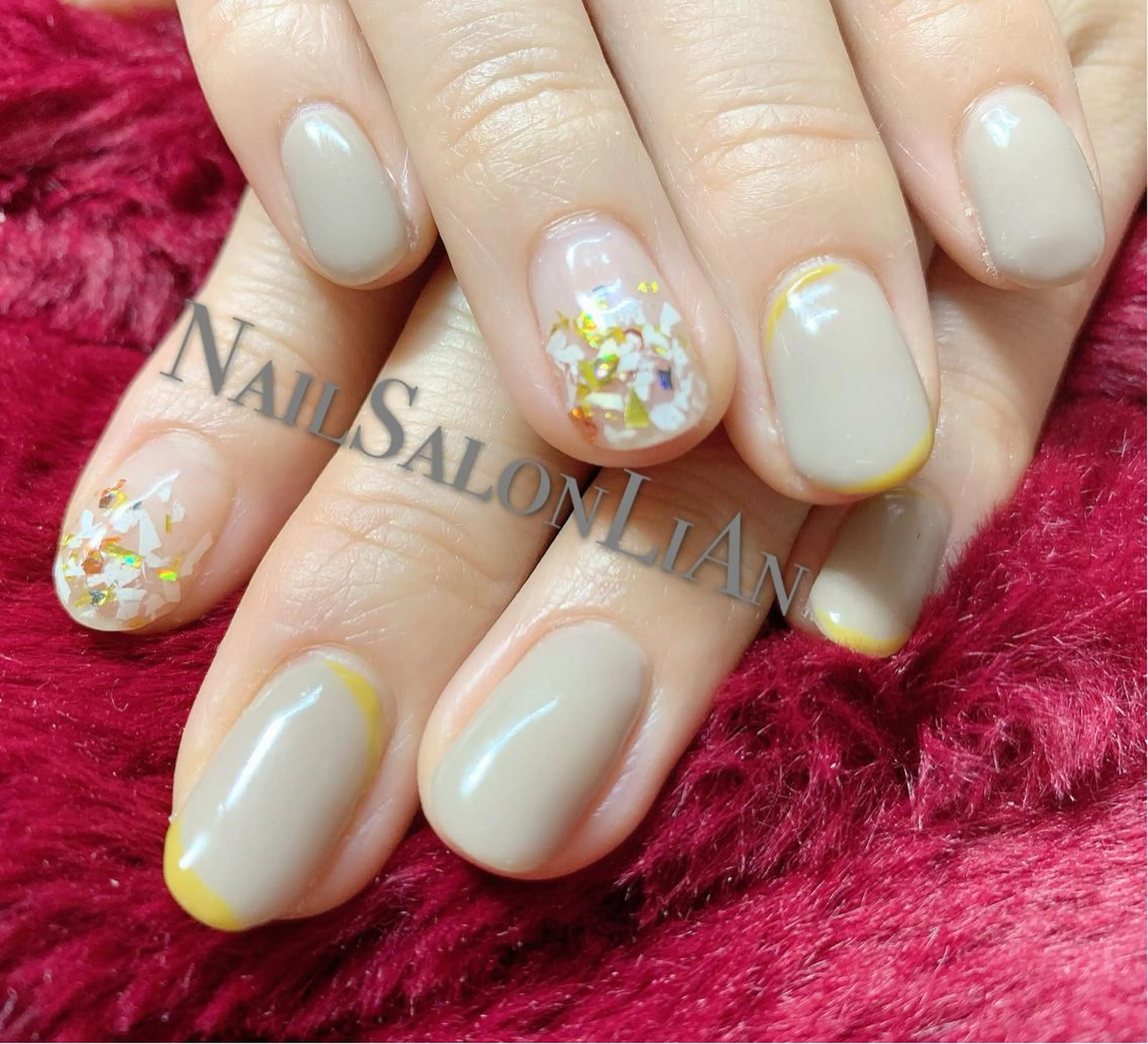 ネイル 持ち込み ハンドネイル NailSalon LiAnのネイルデザイン