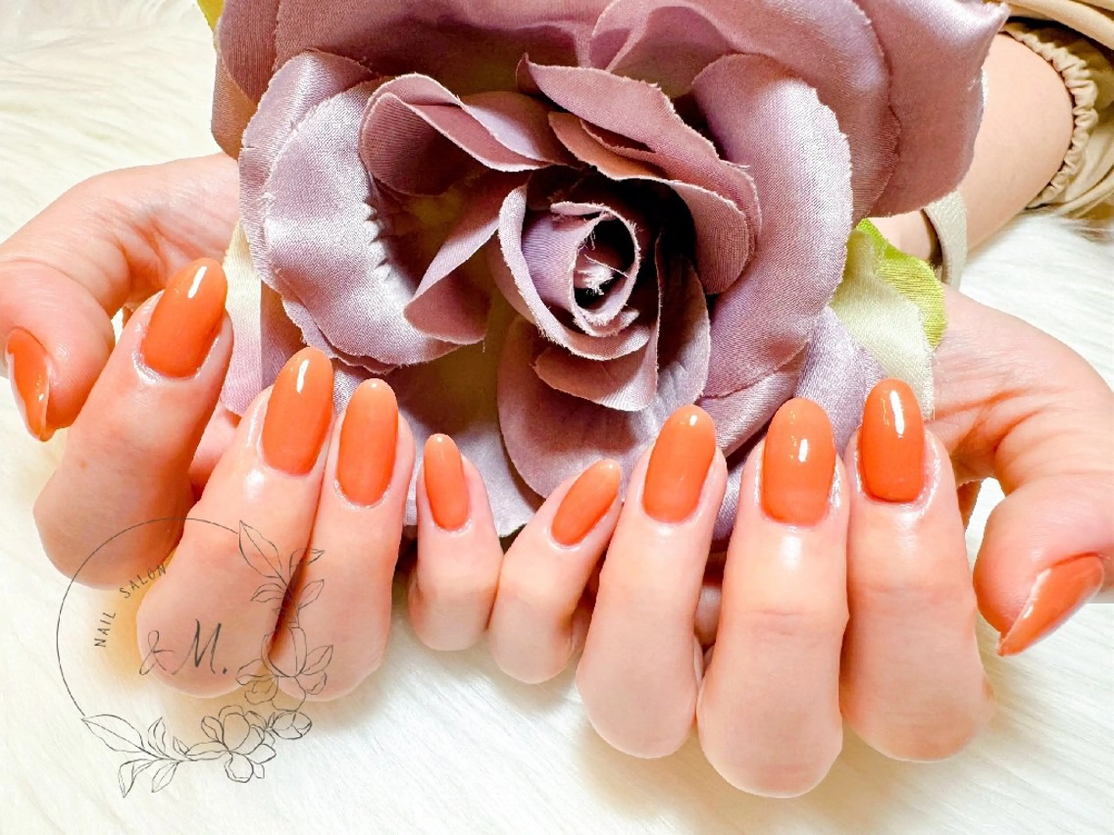 ネイル ワンカラーネイル ハンドネイル Nail salon &M.のネイルデザイン