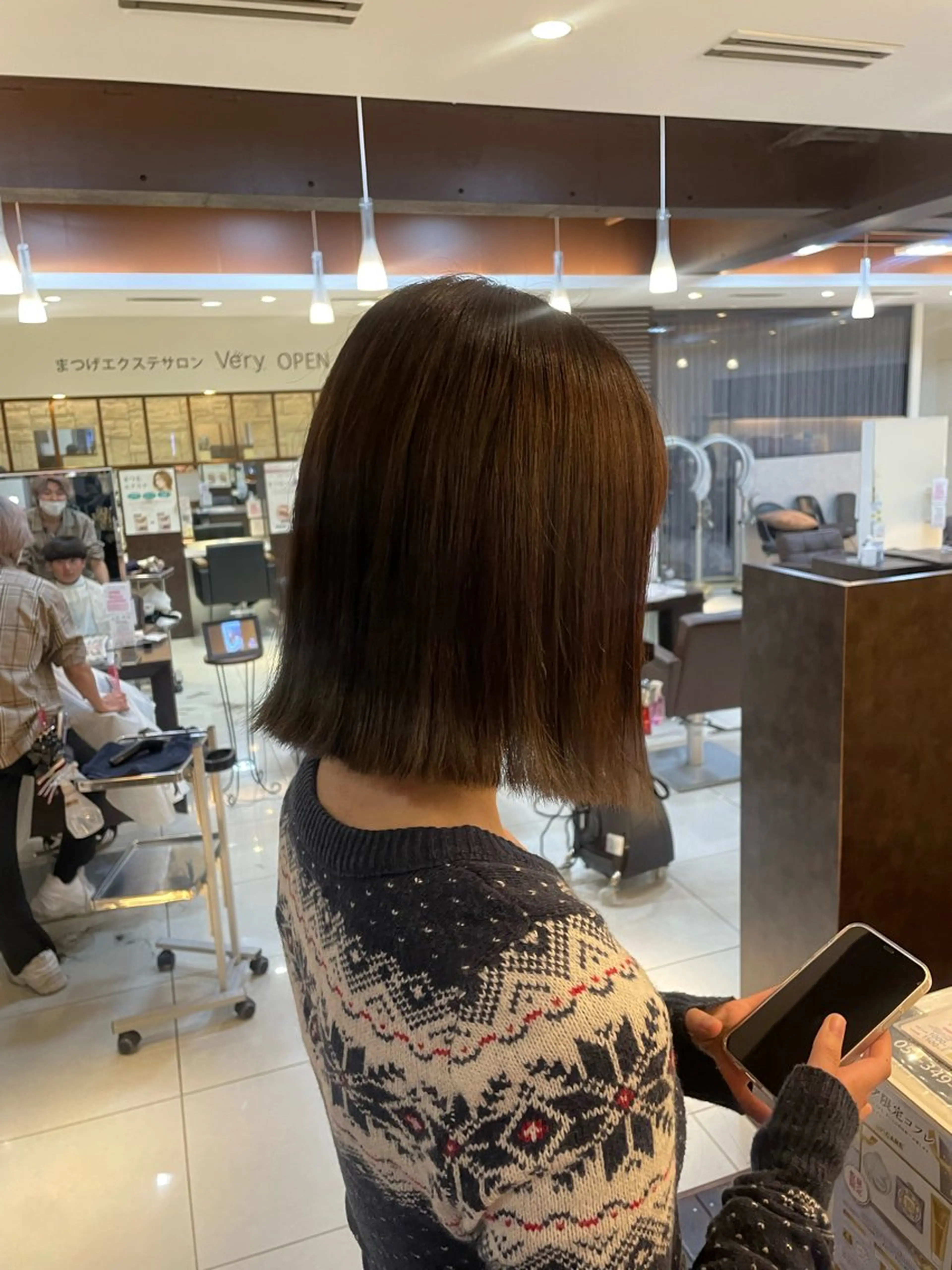 ミディアム カット 🤎韓国ヘア ベージュ まゆか🤎のヘアスタイル