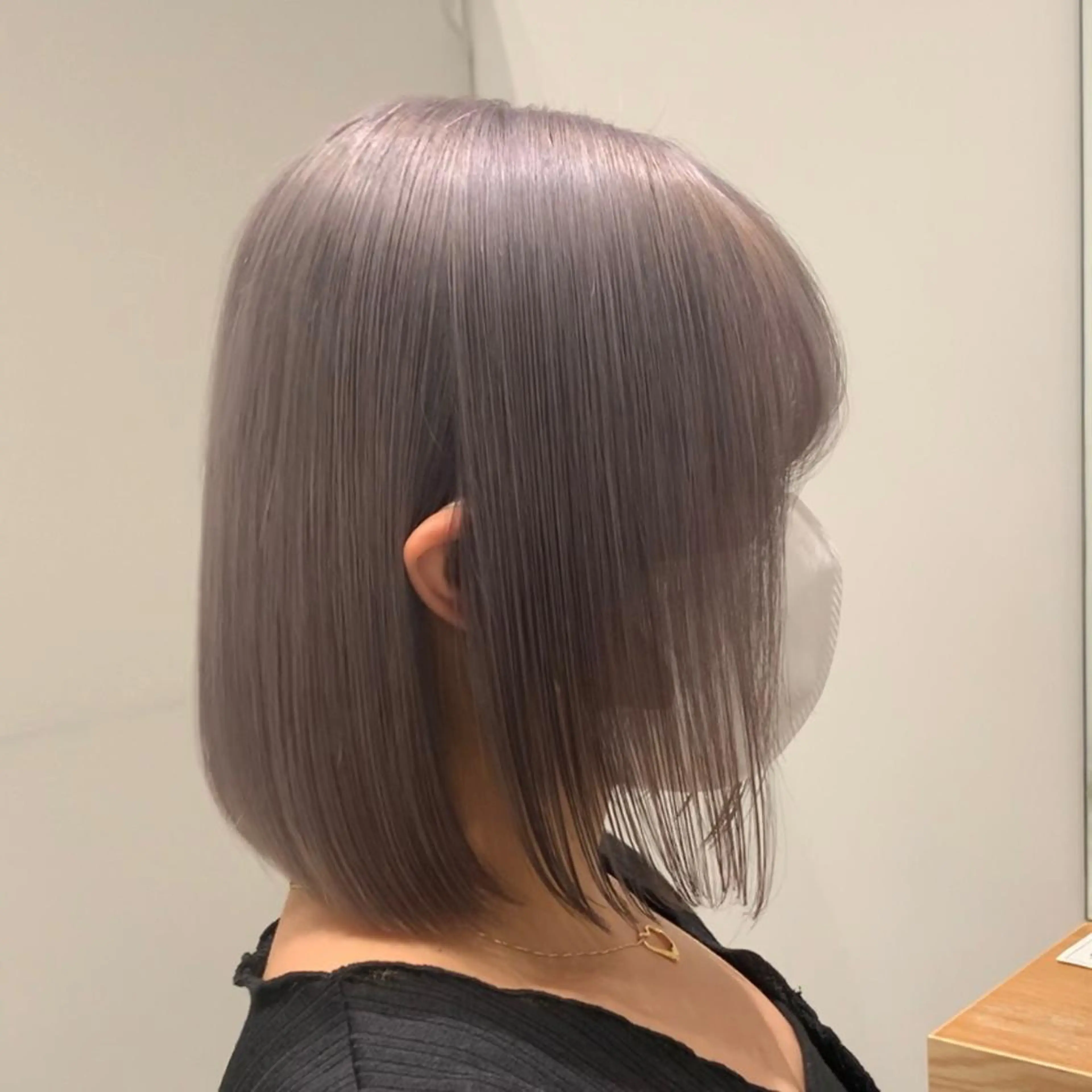 ミディアム カラー カット ヘアカラー トリートメント れい🫧 ハイトーン特化のヘアスタイル