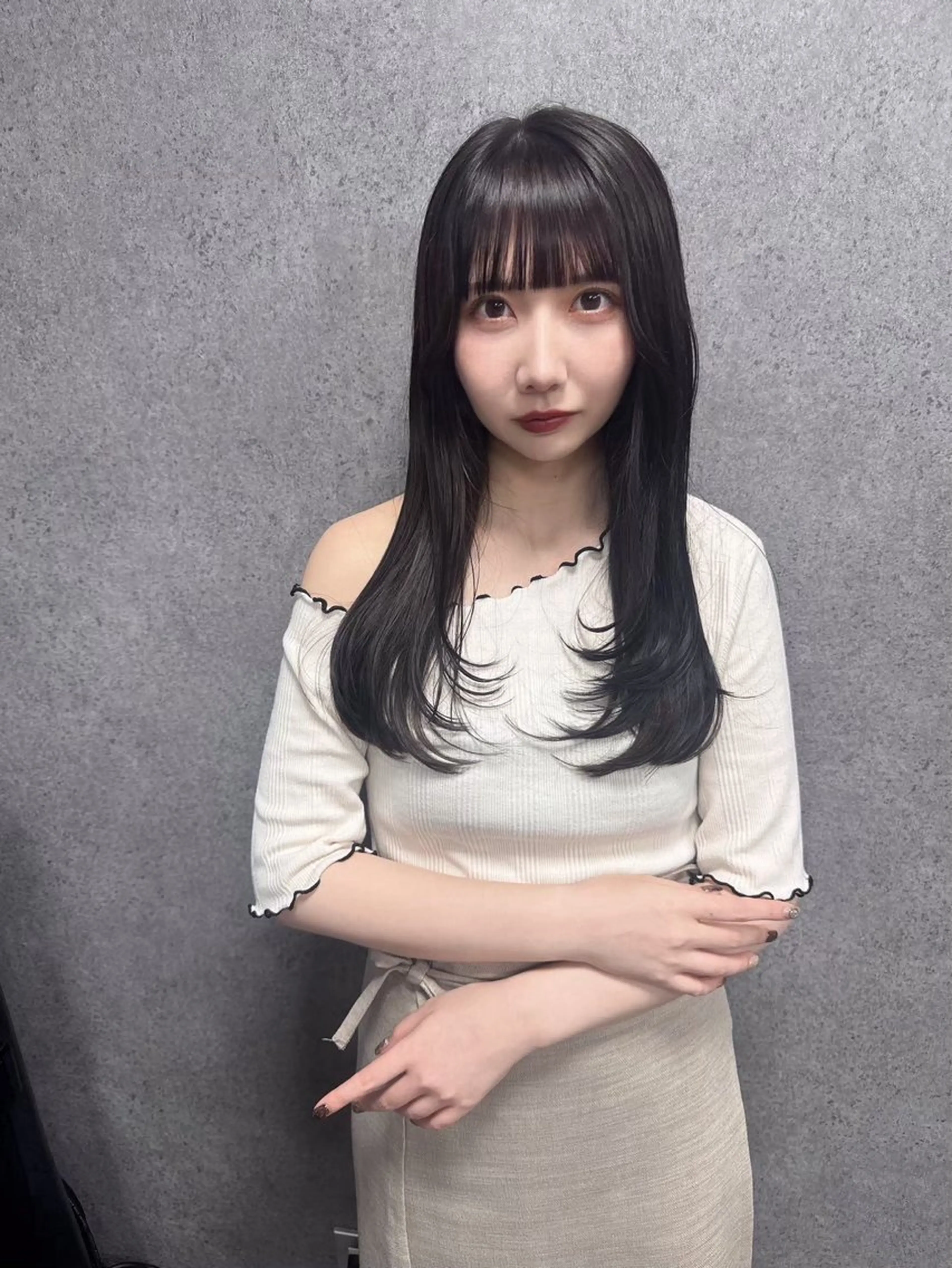 ロング 🌼志岐 恵🌼のヘアスタイル