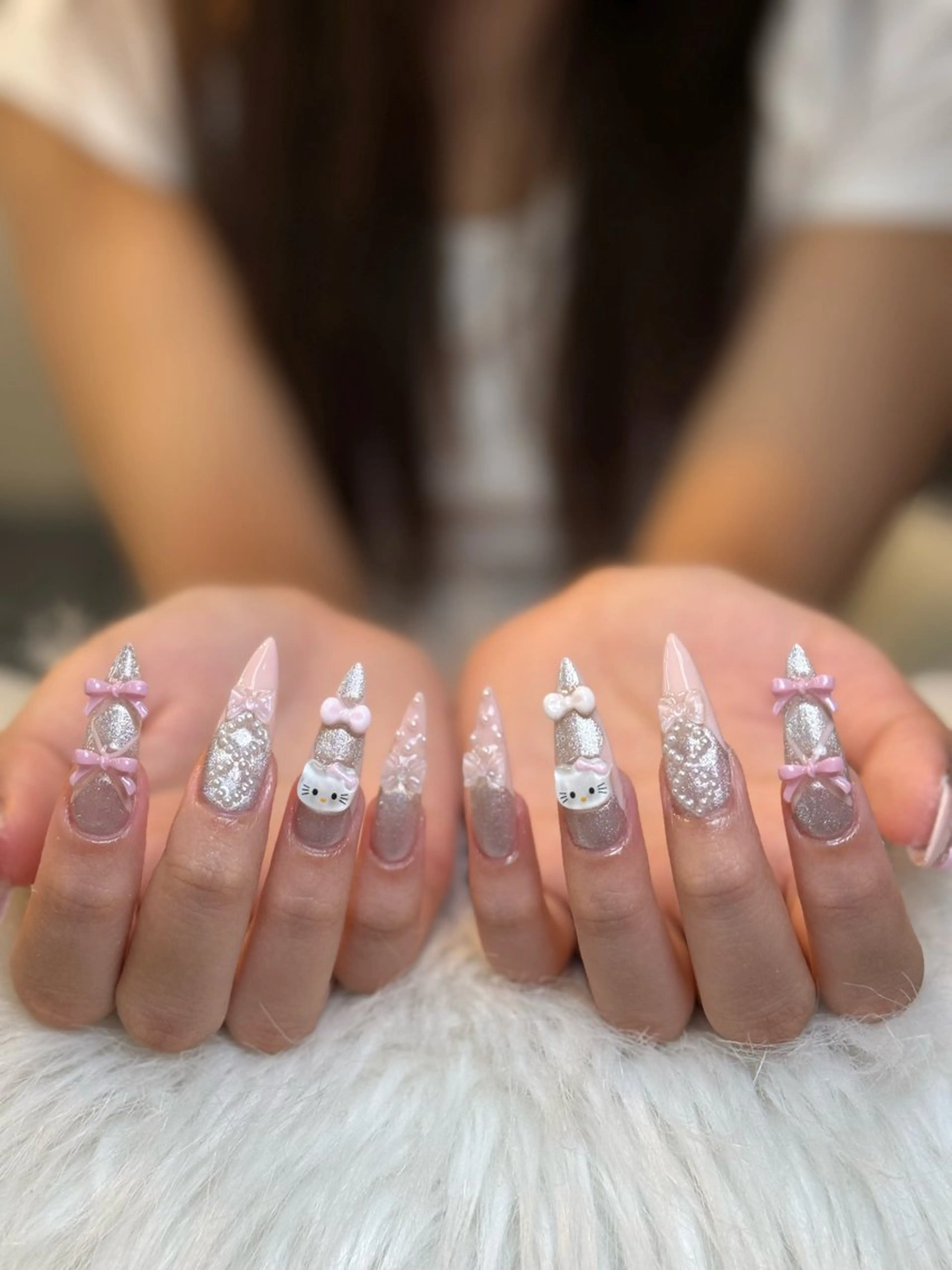 ネイル 韓国ネイル 持ち込み 冬ネイル Nihonthy Nail 新宿のネイルデザイン