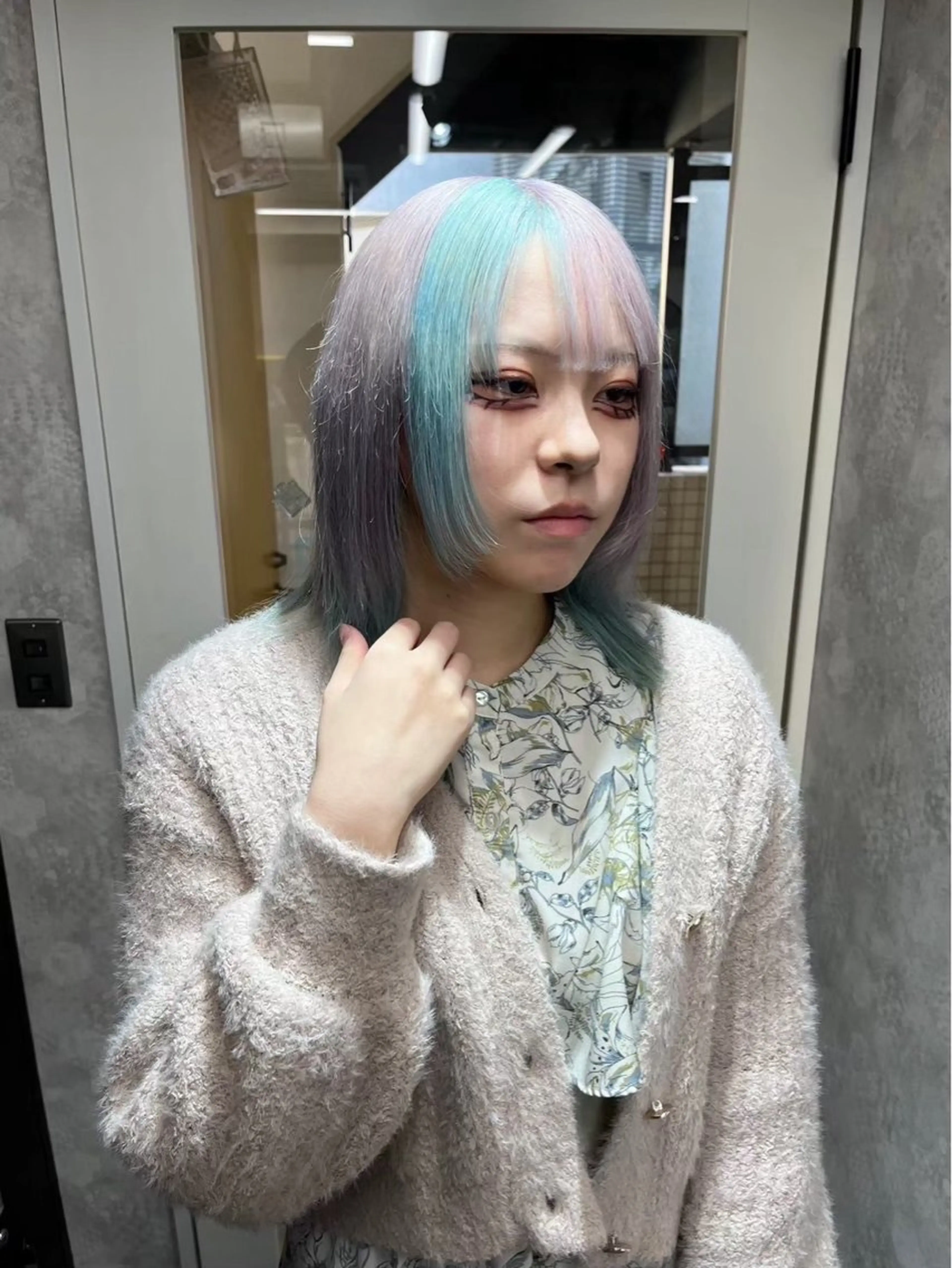 ロング カラー ♱·༝ホノカ.⋆♱【 デザイン／複雑履歴】のヘアスタイル