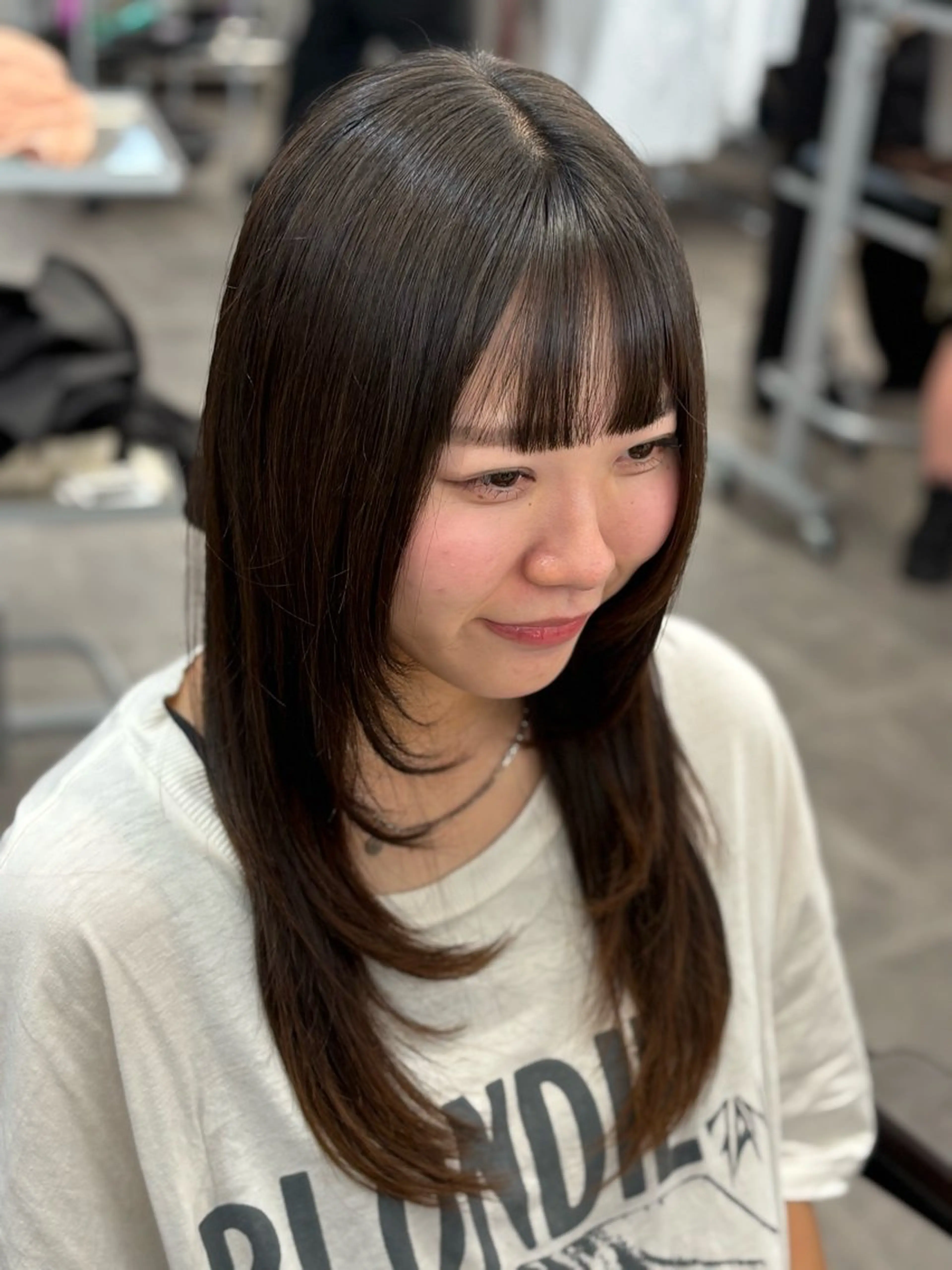 ロング レイヤーカット エクステ/ハイトーン /ミサキのヘアスタイル