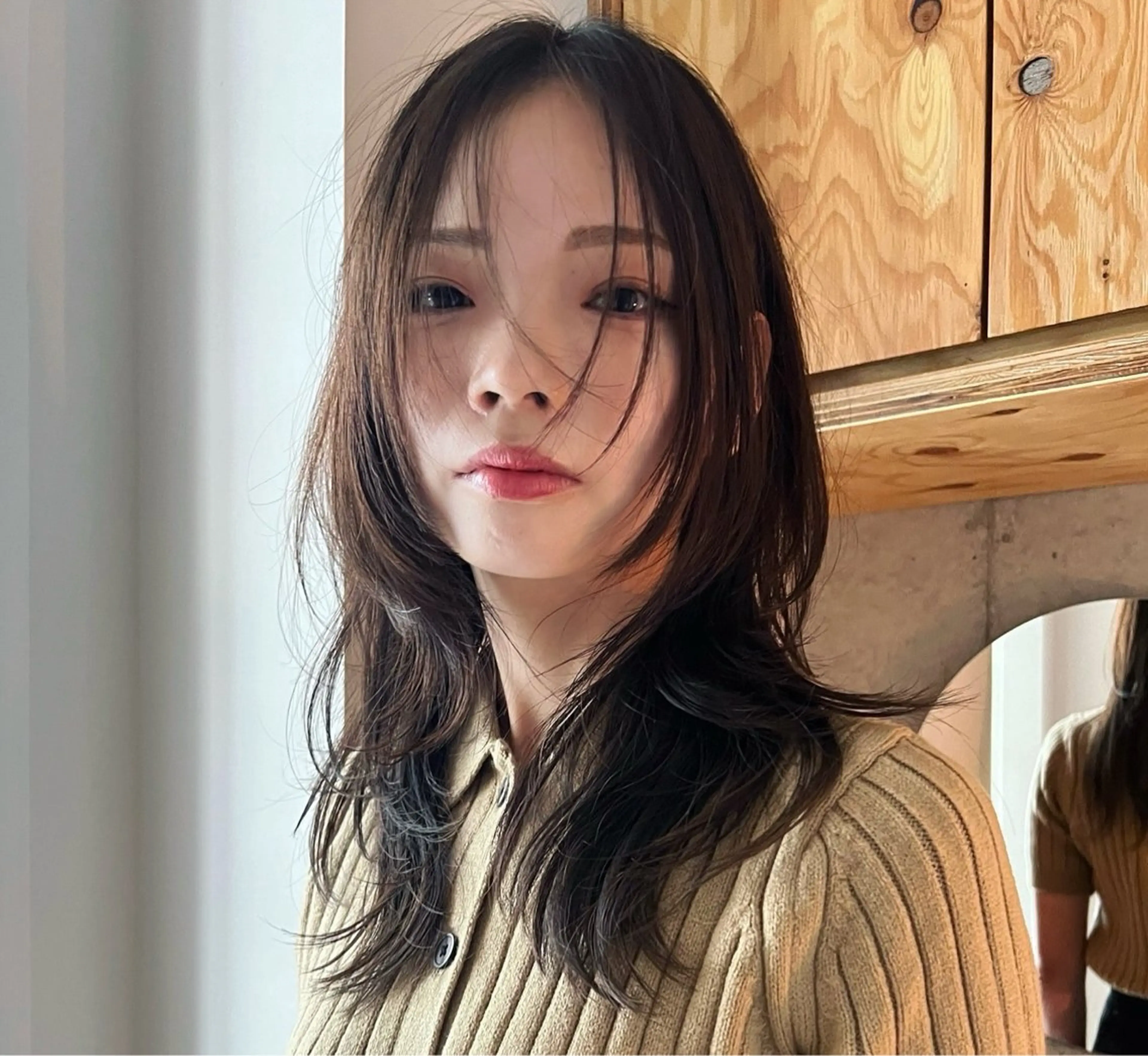 セミロング カラー カット ヘアカラー ハッシュカット カシマハヤトのヘアスタイル