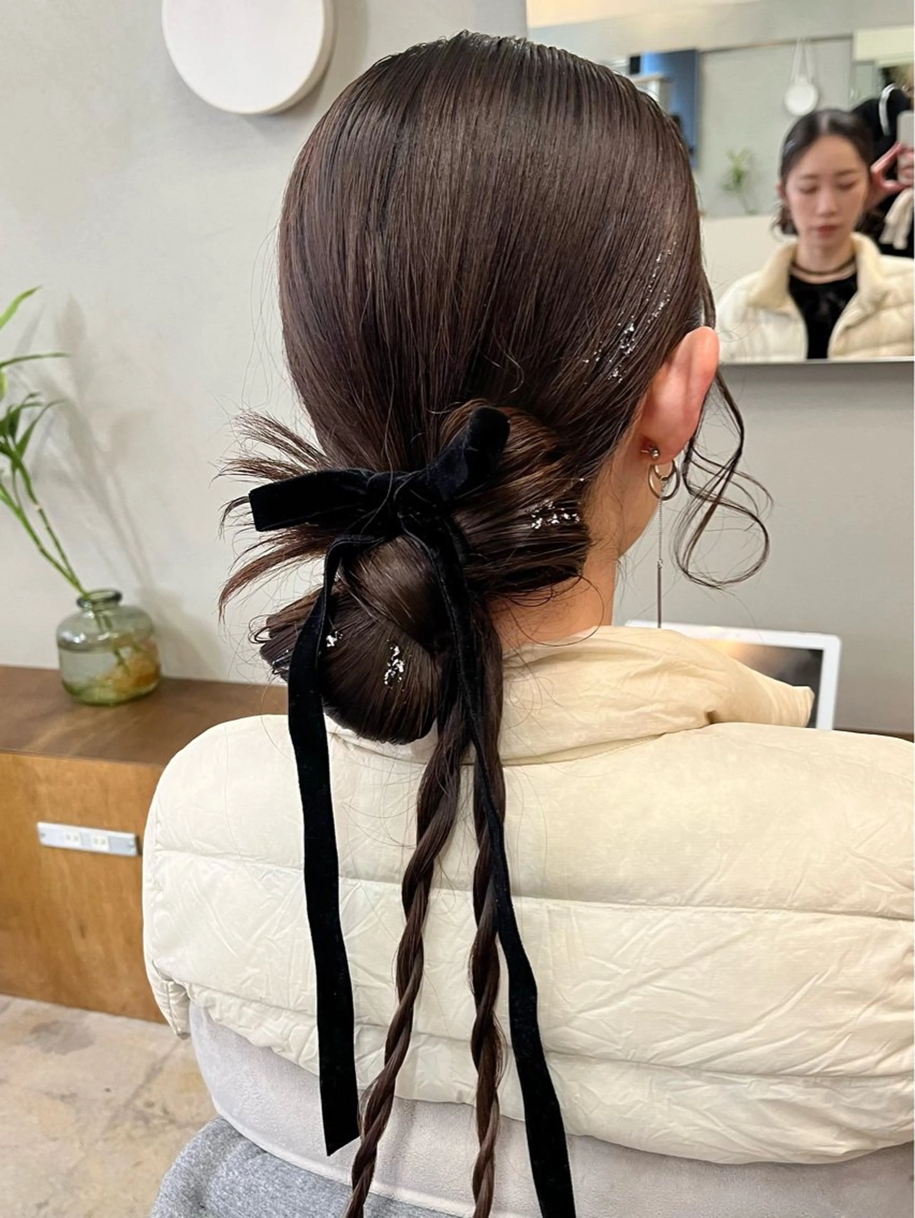 ヘアアレンジ ヘアセット 🌼花屋併設🌼 木下奈々望のヘアスタイル