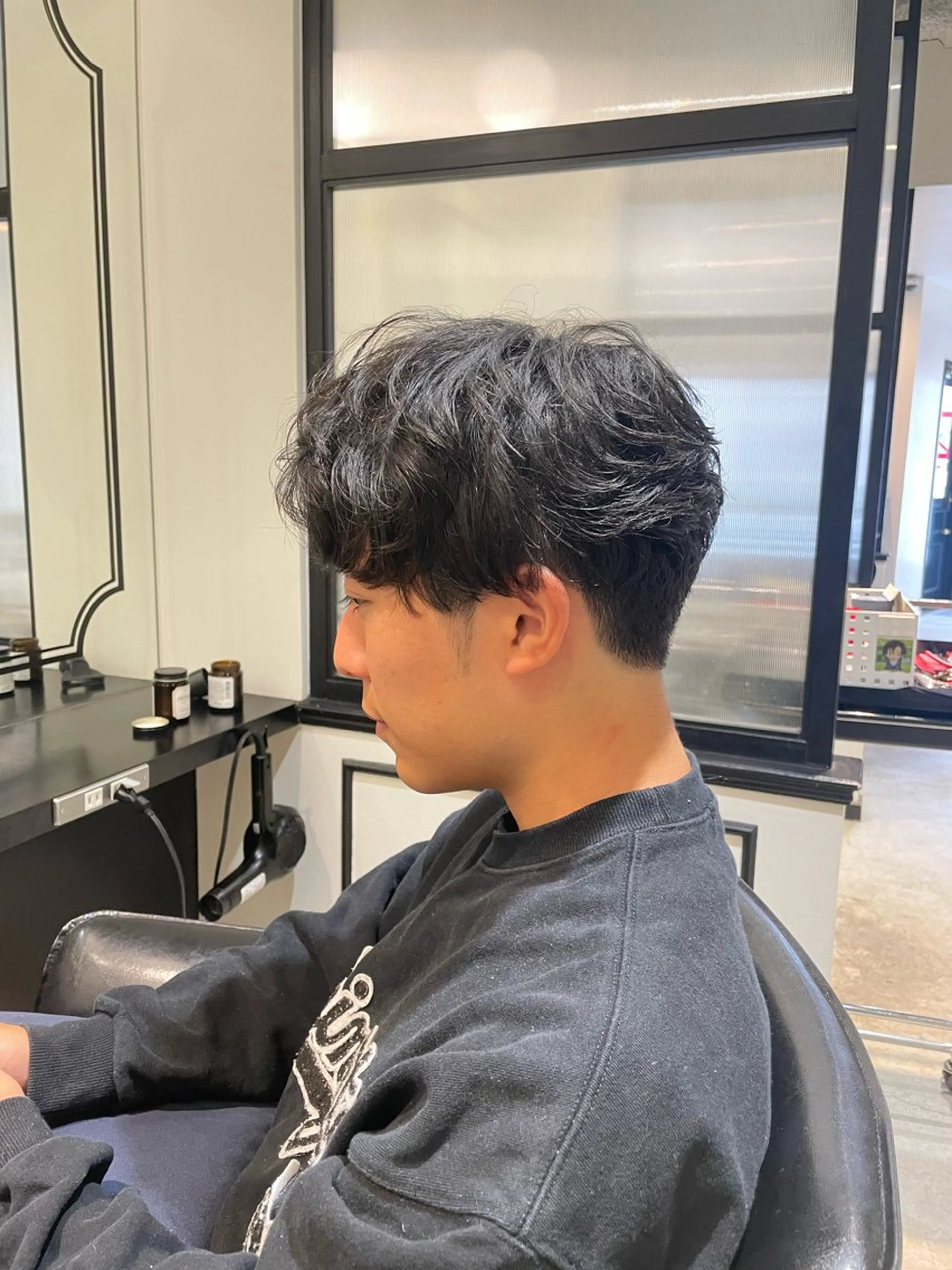 ショート メンズ マッシュ くせ毛 feliz🤍 RINAのマツエク・マツパデザイン