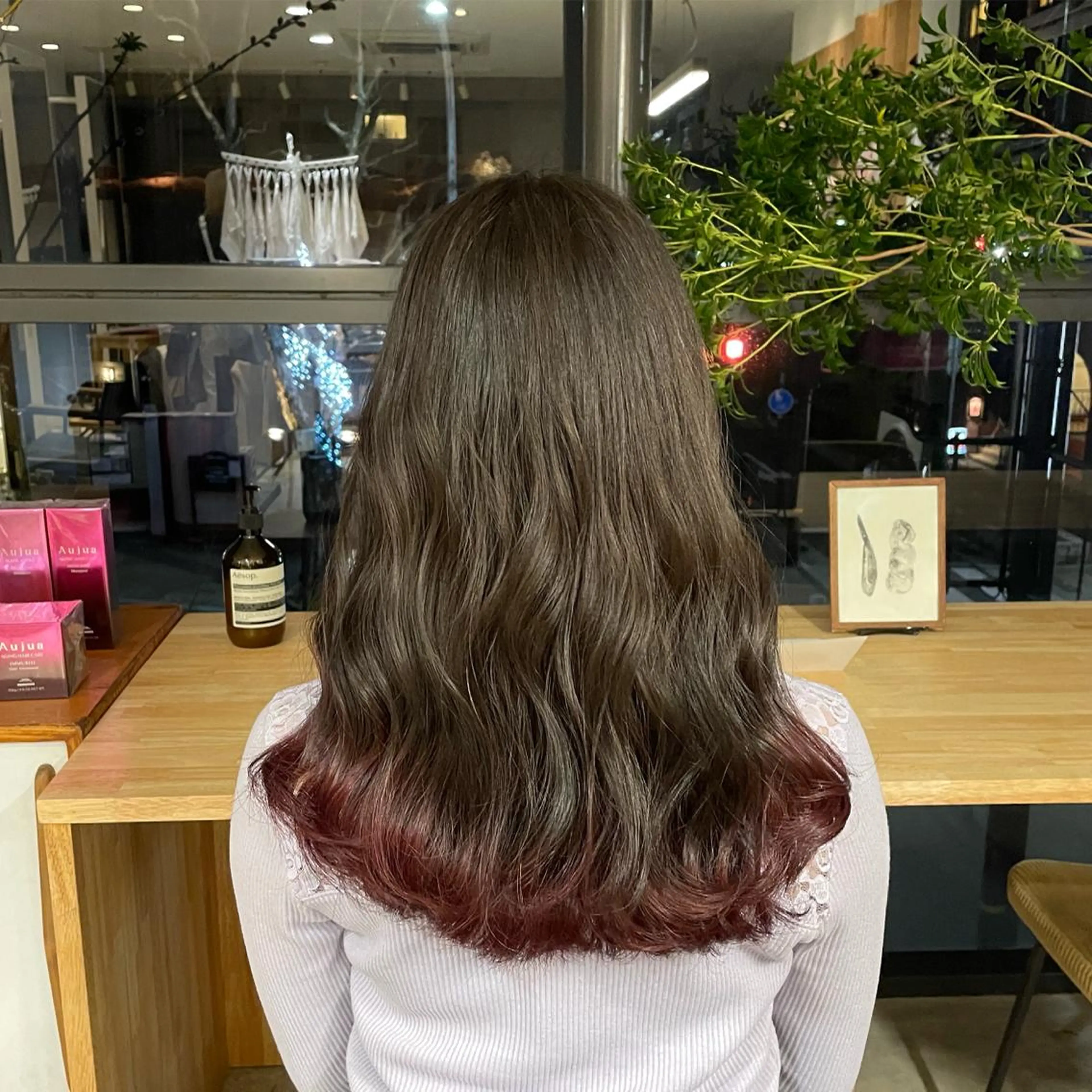 ロング 菅原 彩加のヘアスタイル