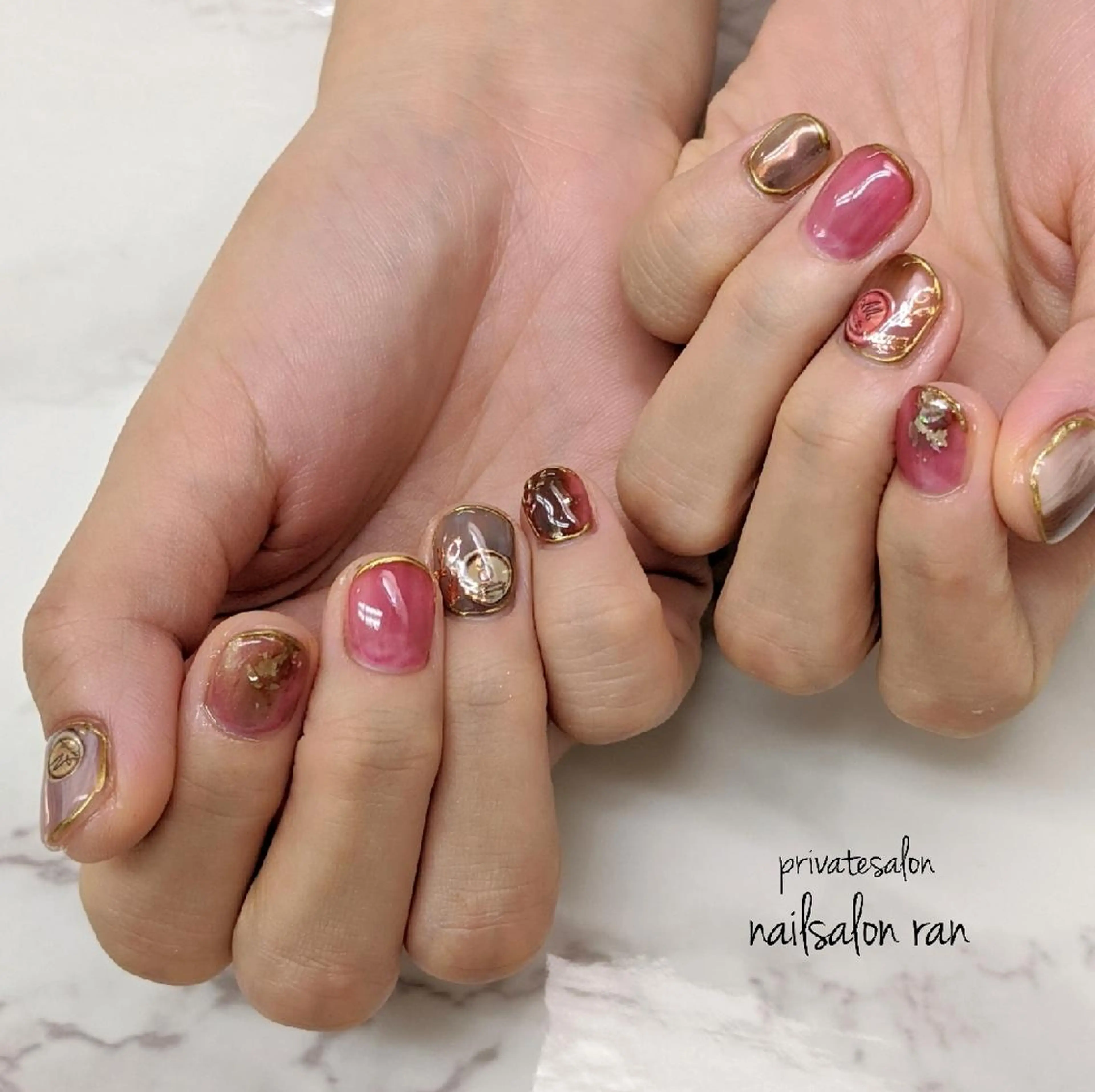 ネイル 持ち込み nailsalon ranのネイルデザイン