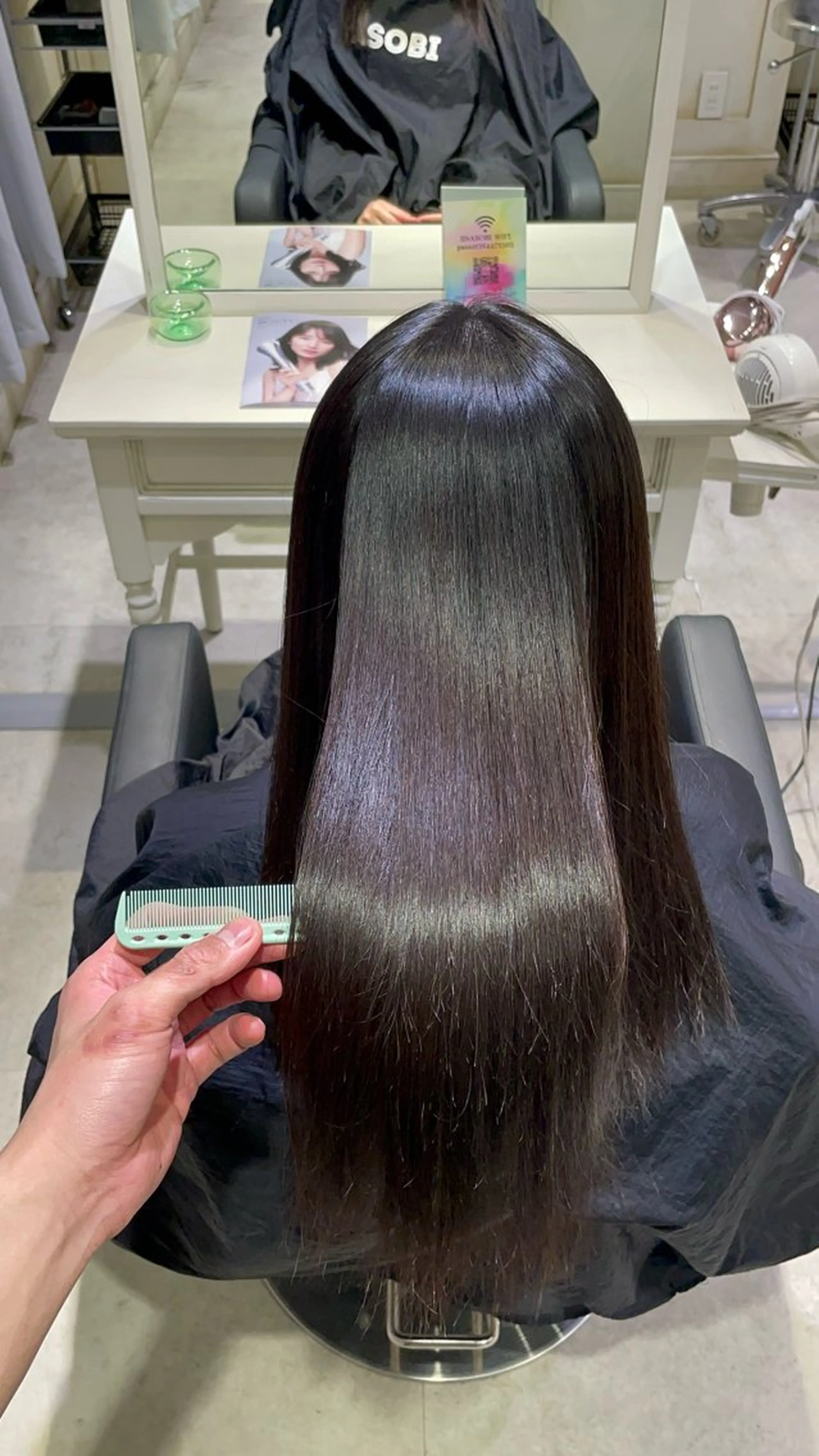 ロング カット 縮毛矯正 トリートメント 🟠髪質改善縮毛矯正 YUTO🟠のヘアスタイル