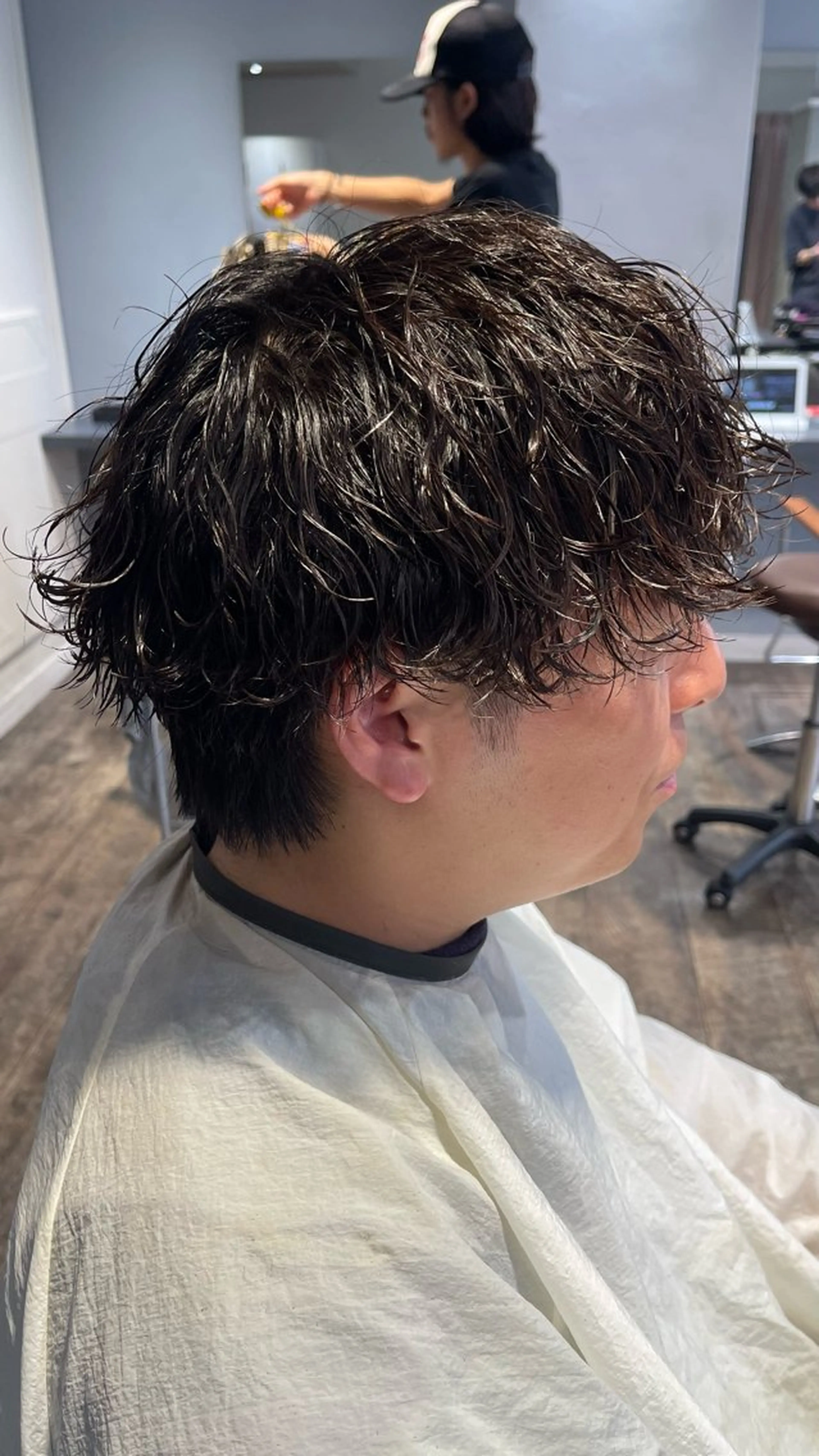 パーマ メンズ 大人男子の メンズパーマのヘアスタイル