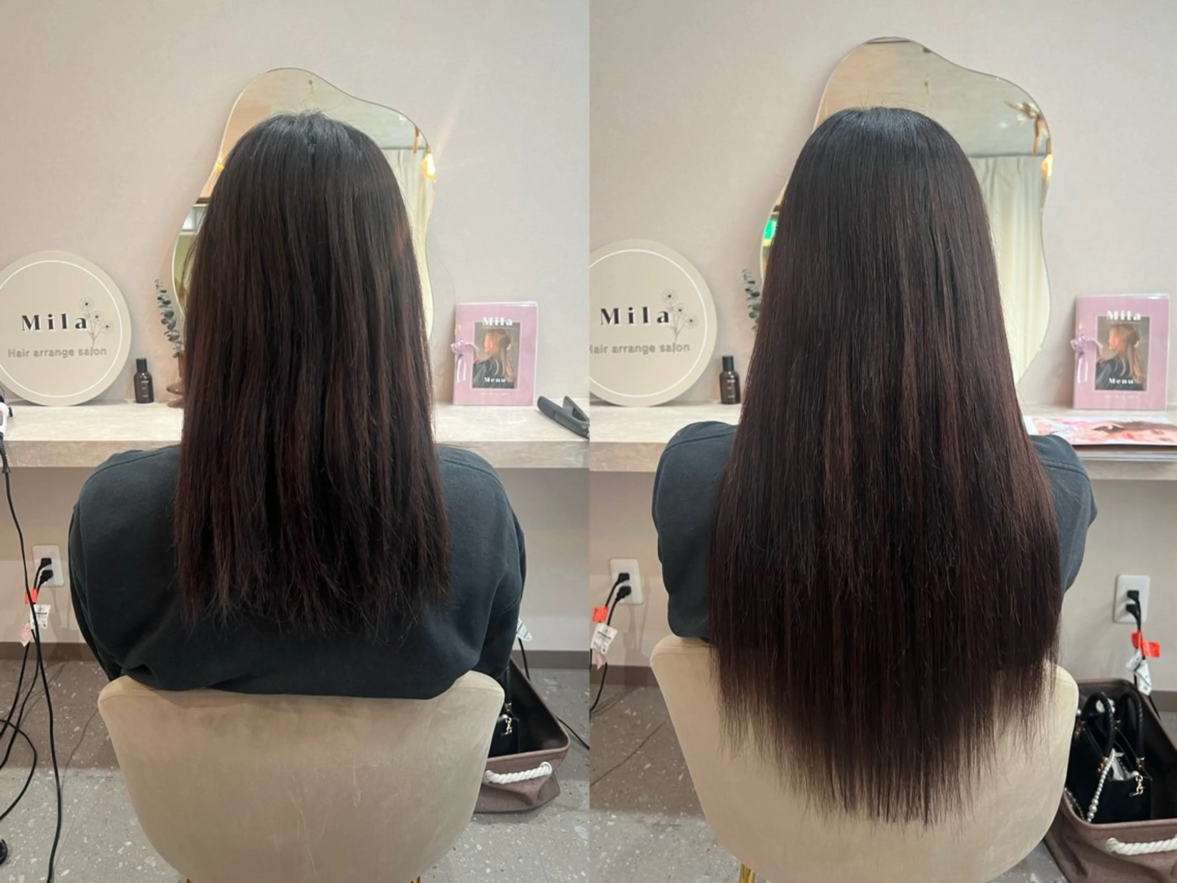 ミディアム Mila misakiのヘアスタイル