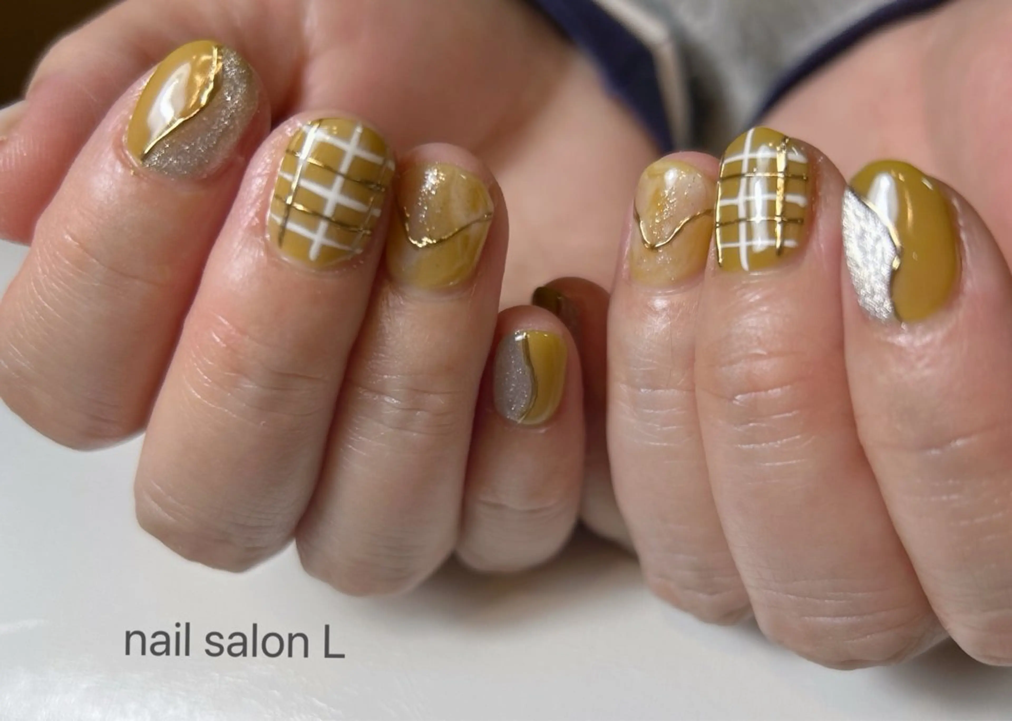 ネイル 春ネイル ハンドネイル 吉川市 ネイルサロンLのネイルデザイン