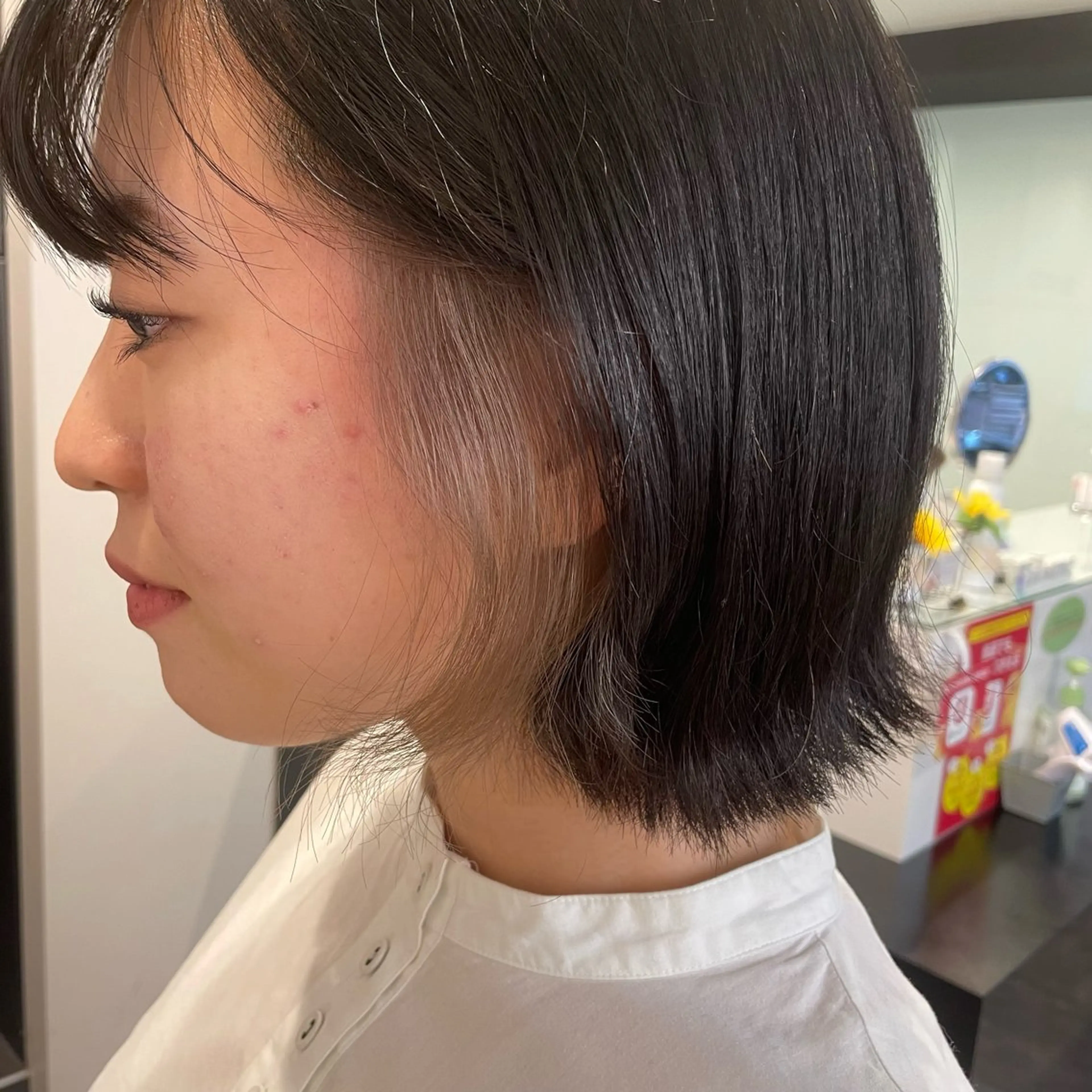 ショート ヘアカラー トリートメント 中村 友香🧸 ブリーチ/艶髪カラーのヘアスタイル