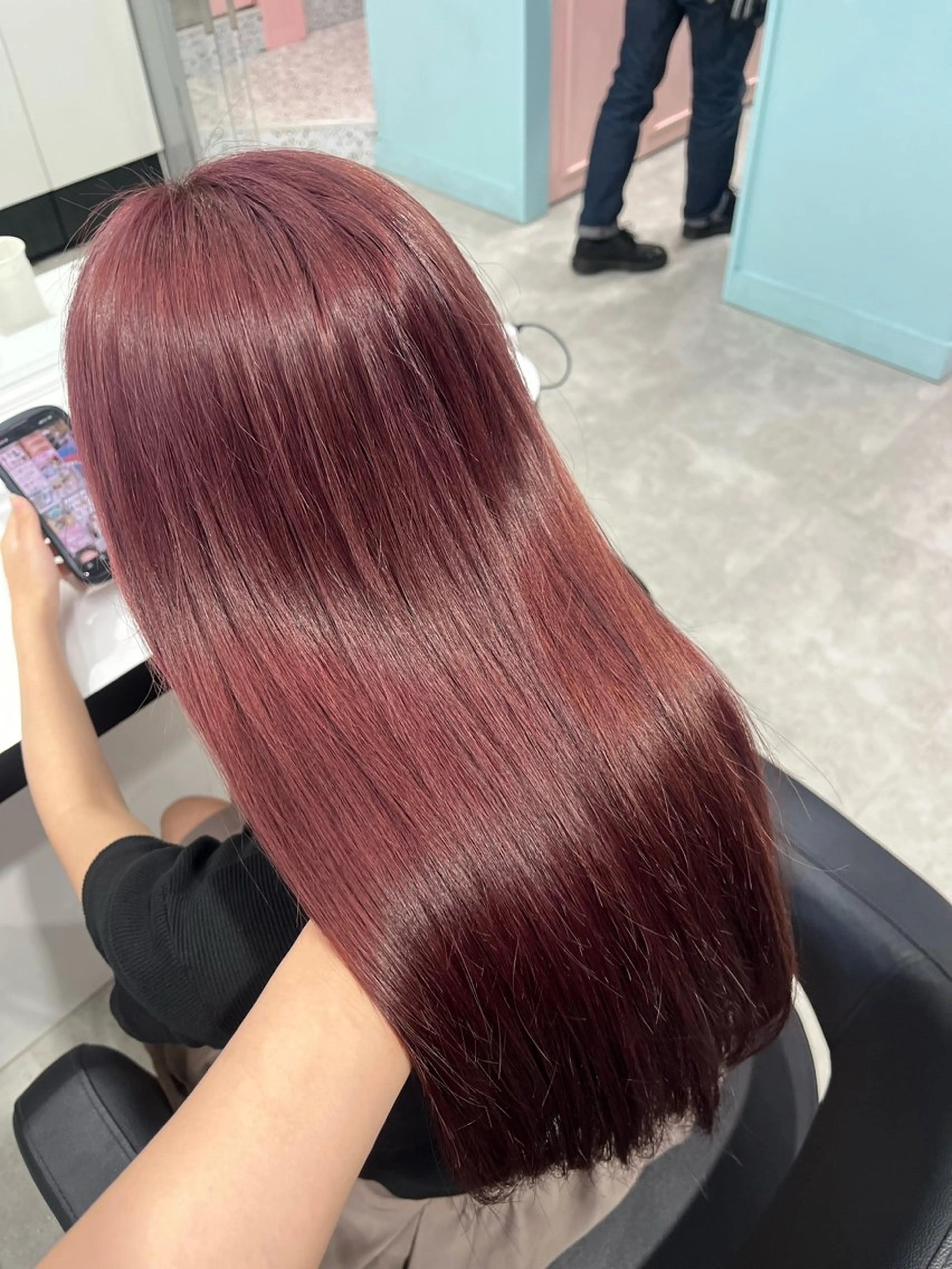 ロング カラー みう/仙台/暖色/ 艶髪/顔周りカット/のヘアスタイル