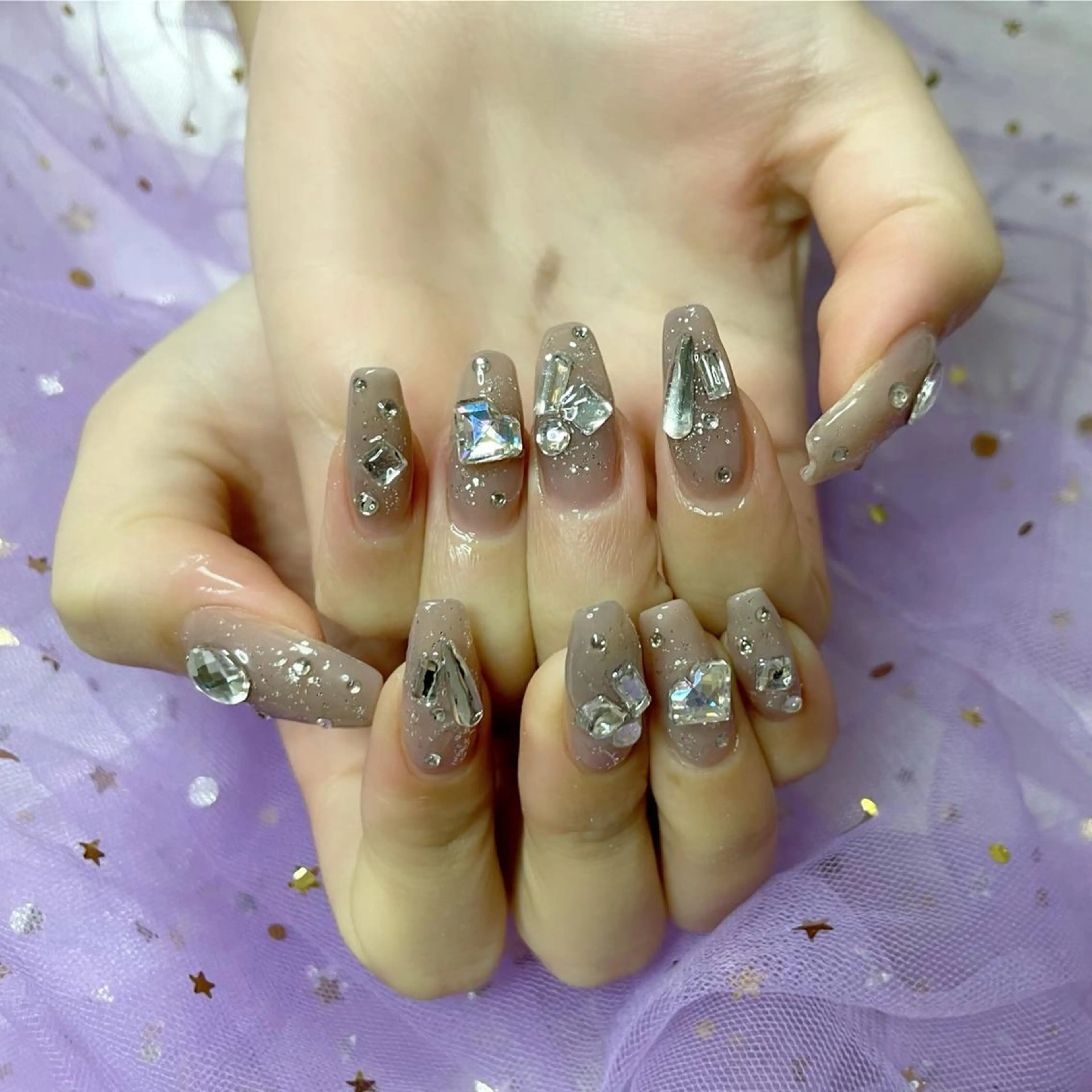 💕パーツつけ放題、持ち込みokデザインは事前にお写真を送って下さい📷出来ないの場合もありますので、ご了承ください。の写真