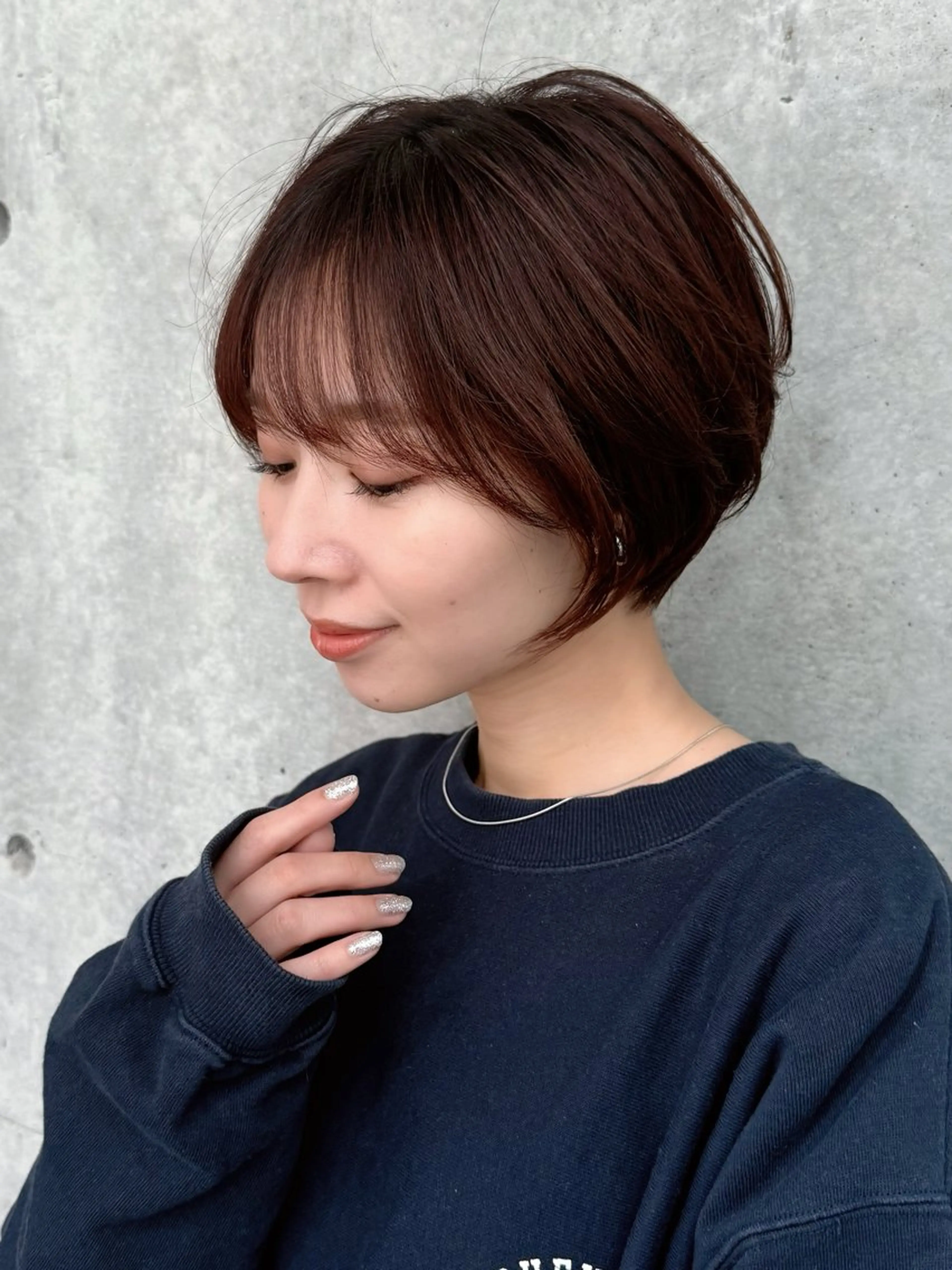 ショート ボブ 顔周りカット 髪質改善 韓国風ヘア レイヤーカット 大人美人ショート 杉浦主馬のヘアスタイル