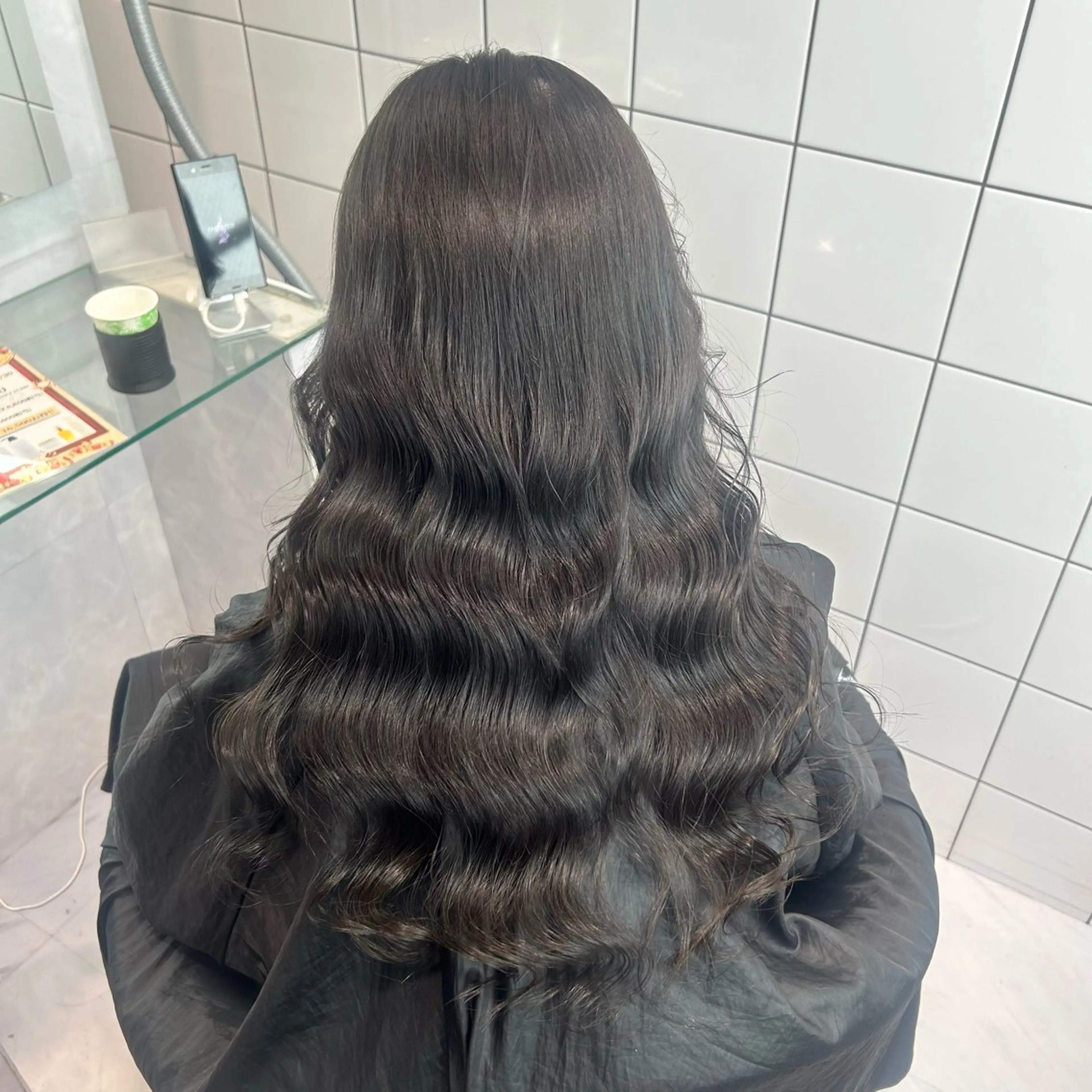 ロング カラー カット ヘアカラー トリートメント 表参道/透明感カラー /暗髪/ジュキヤのヘアスタイル