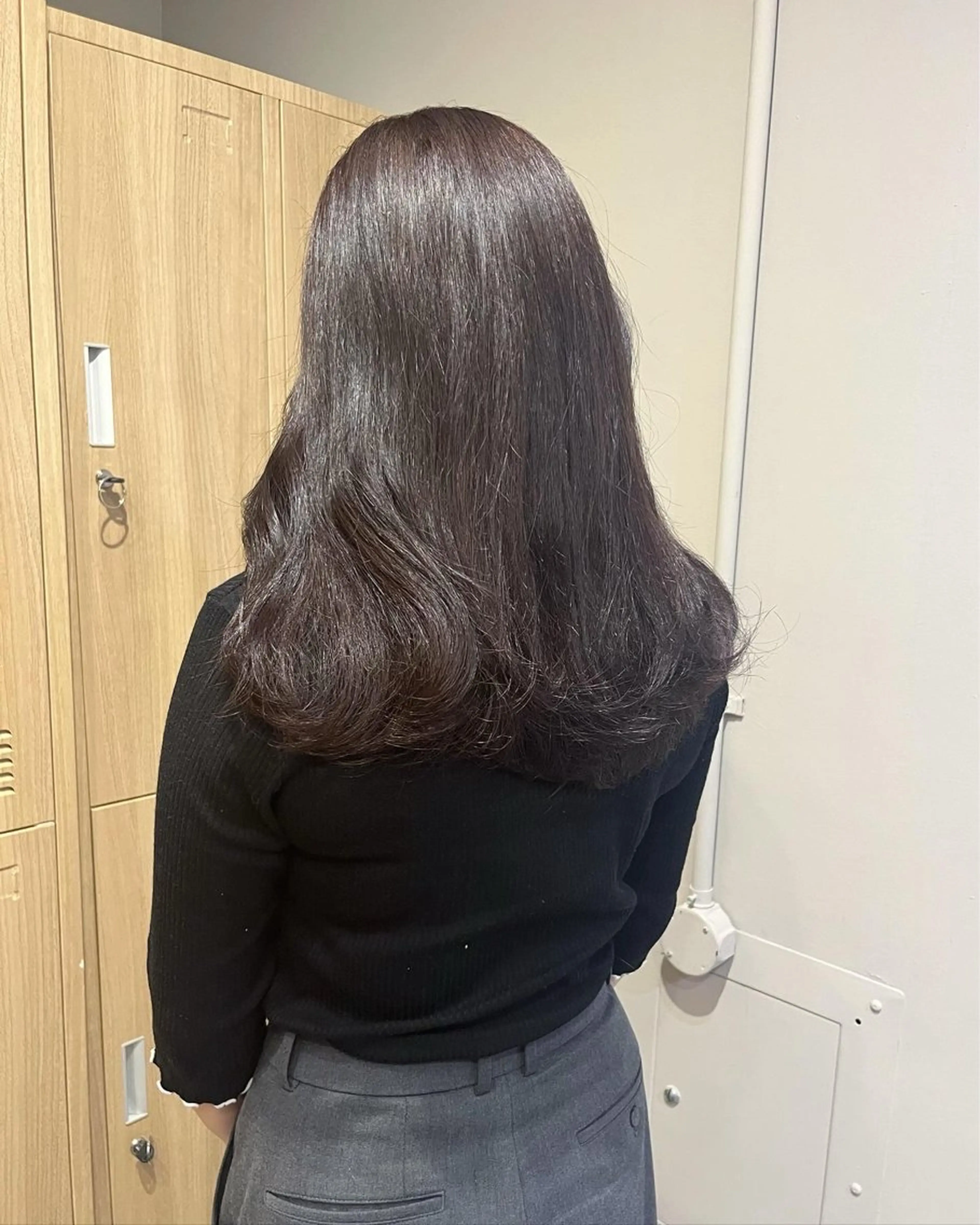 セミロング カラー レイヤーカット🍏 パーマ/ののかのヘアスタイル