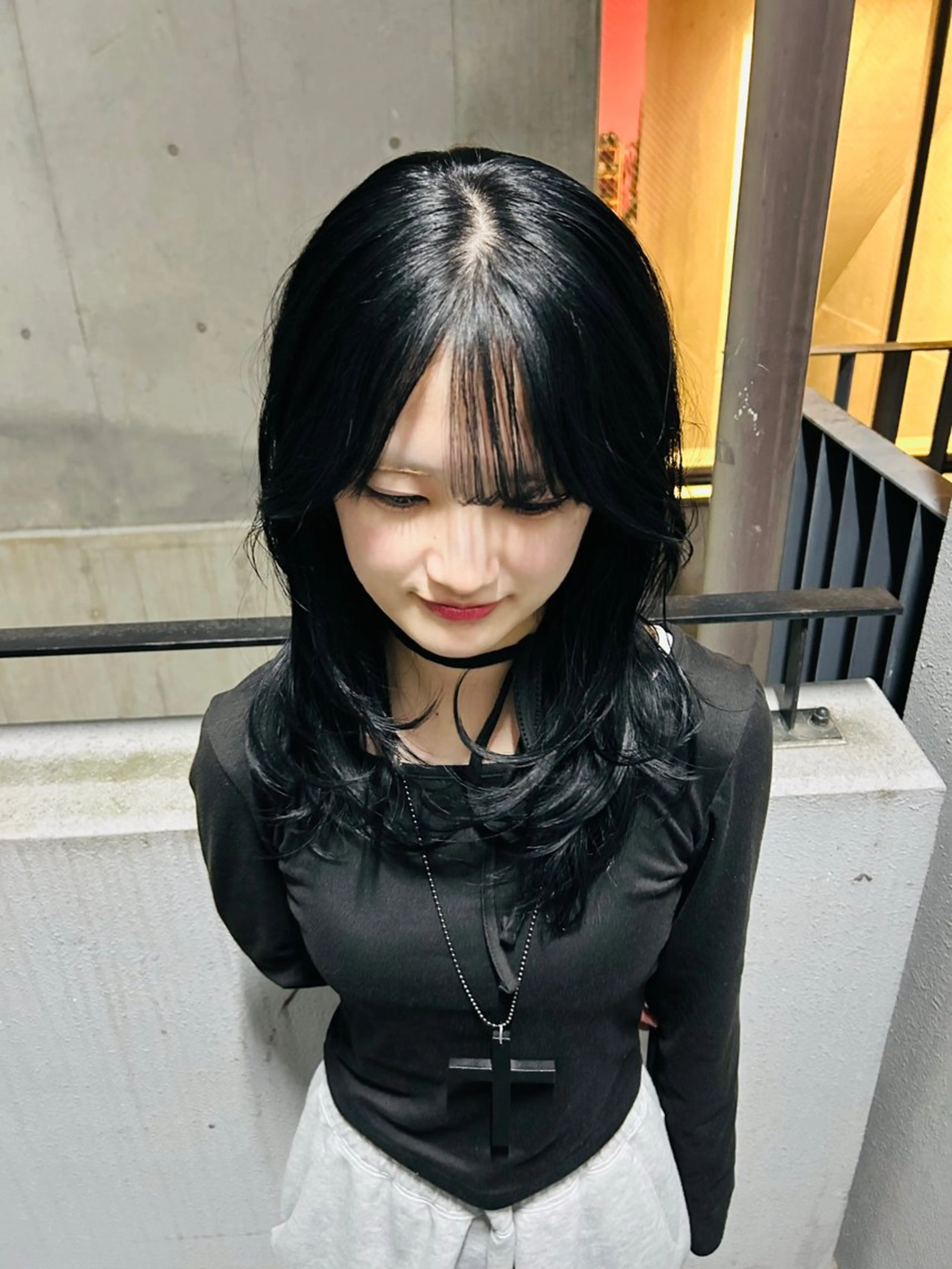 ロング カラー カット ヘアカラー トリートメント ヘッドスパ 履歴修正屋さん／ ブロンド／ホワイトのヘアスタイル