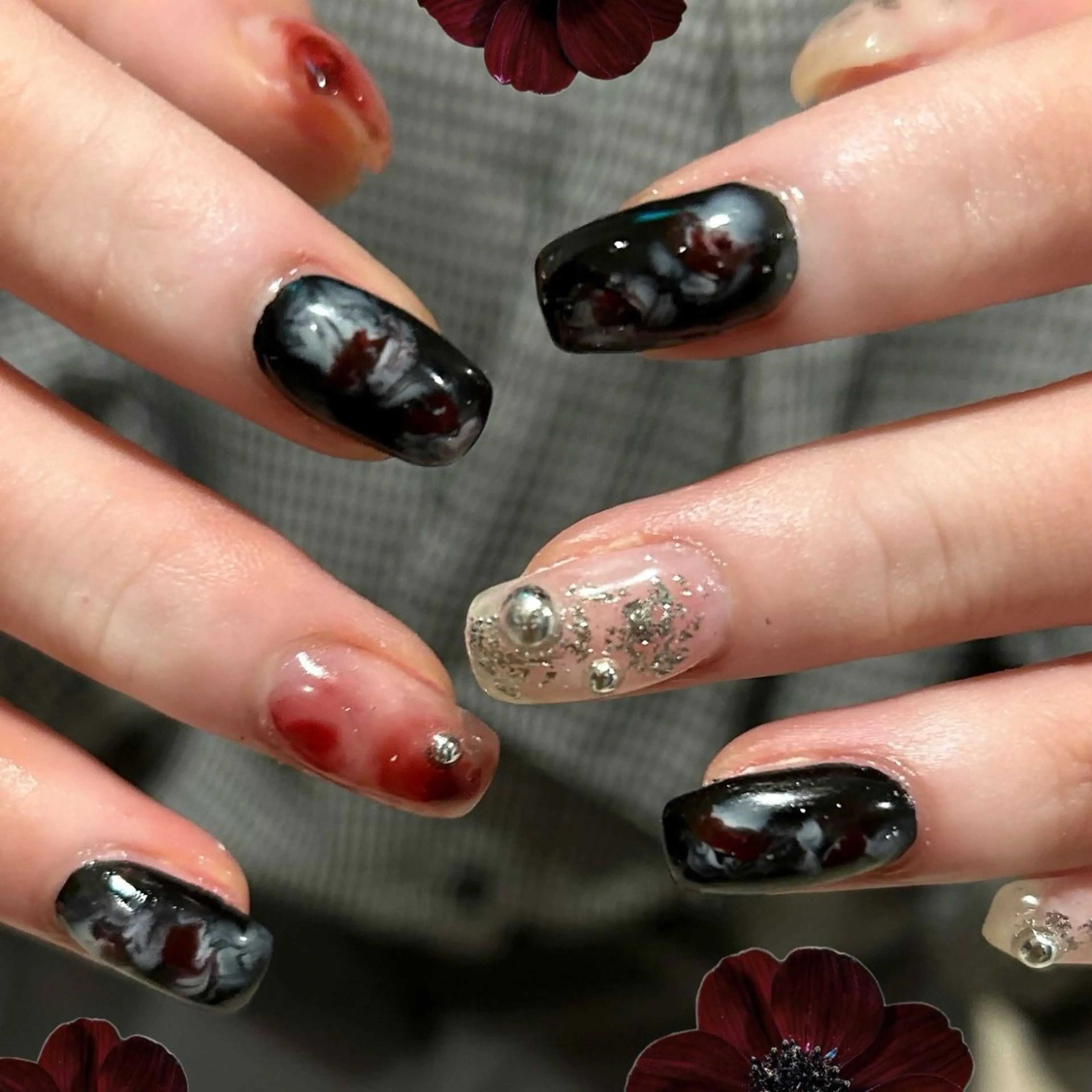 ネイル ハンドネイル フットネイル ASA nail / アート☀︎ニュアンスのネイルデザイン