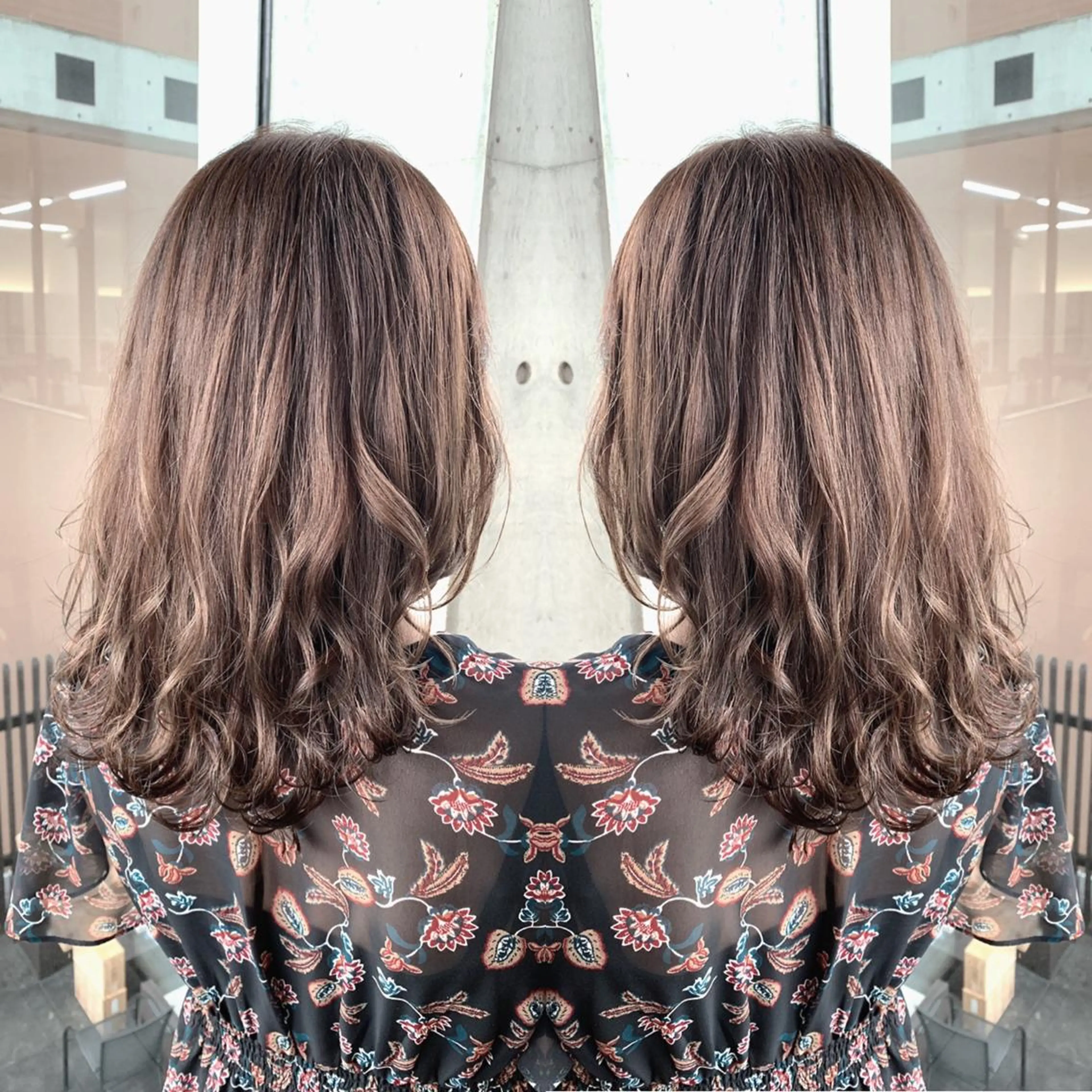 セミロング Merci メルシー 福岡、今泉のヘアスタイル