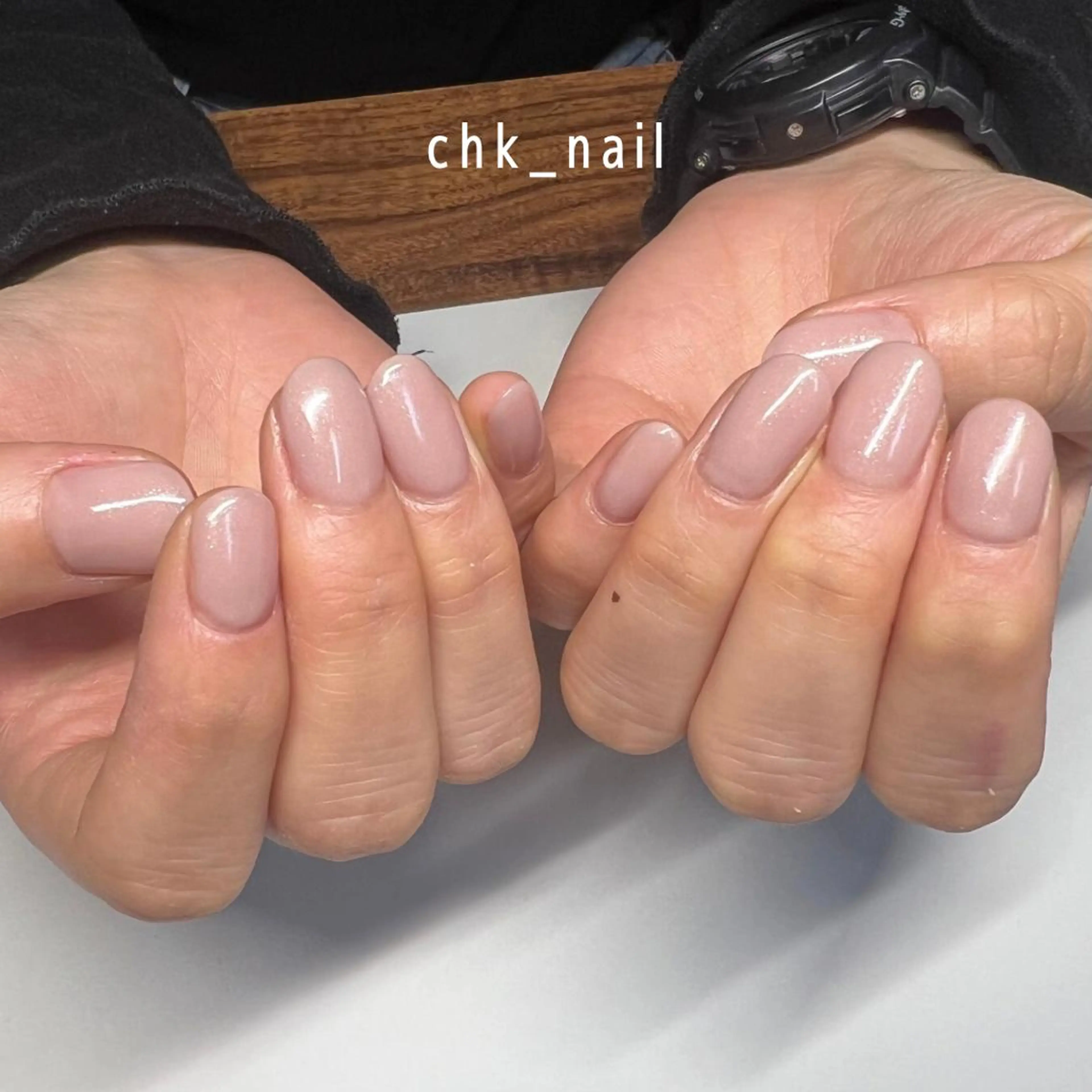 ネイル ワンカラーネイル ハンドネイル takahashi chikaのネイルデザイン