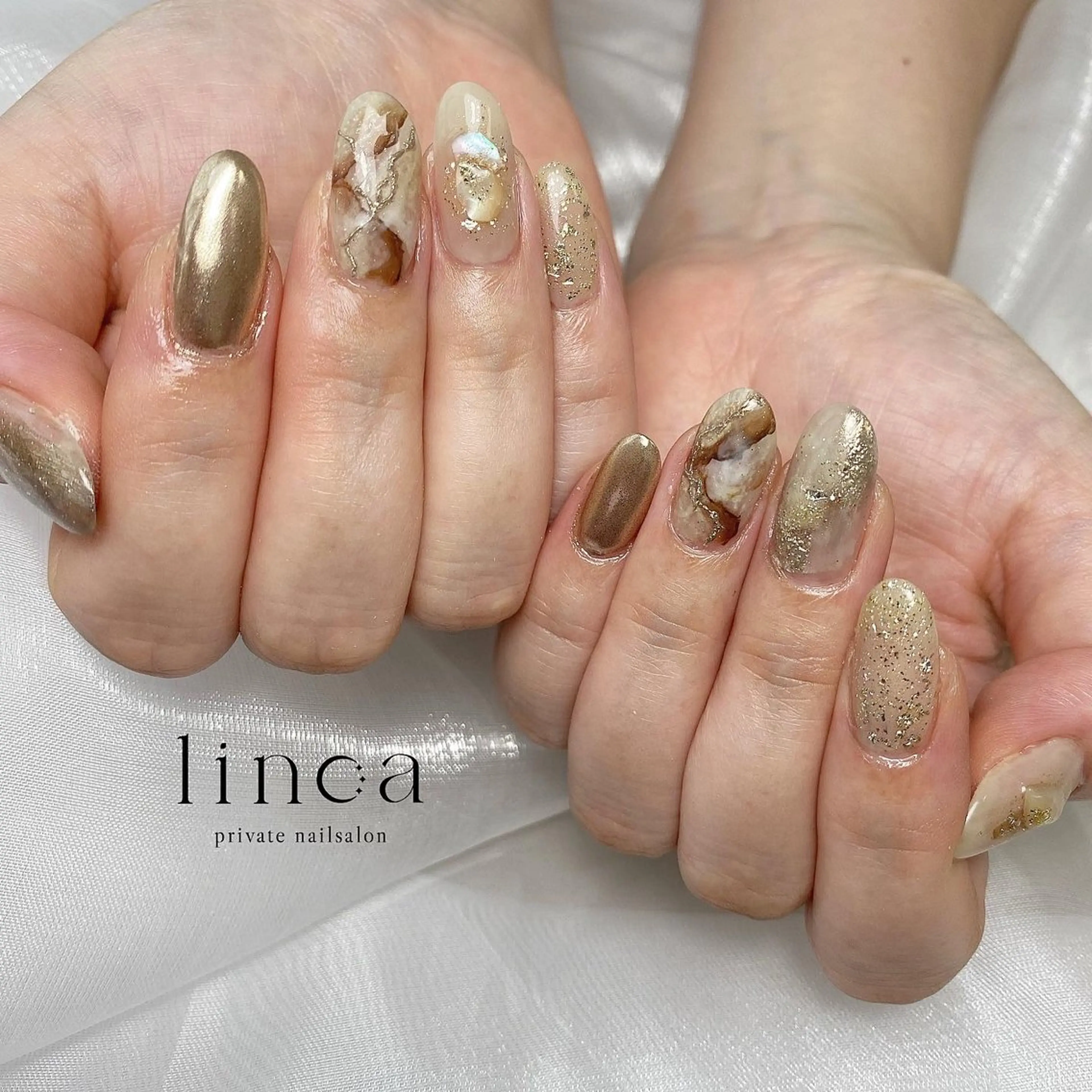 ネイル アートネイル ニュアンスネイル シンプルネイル linoa nailのネイルデザイン