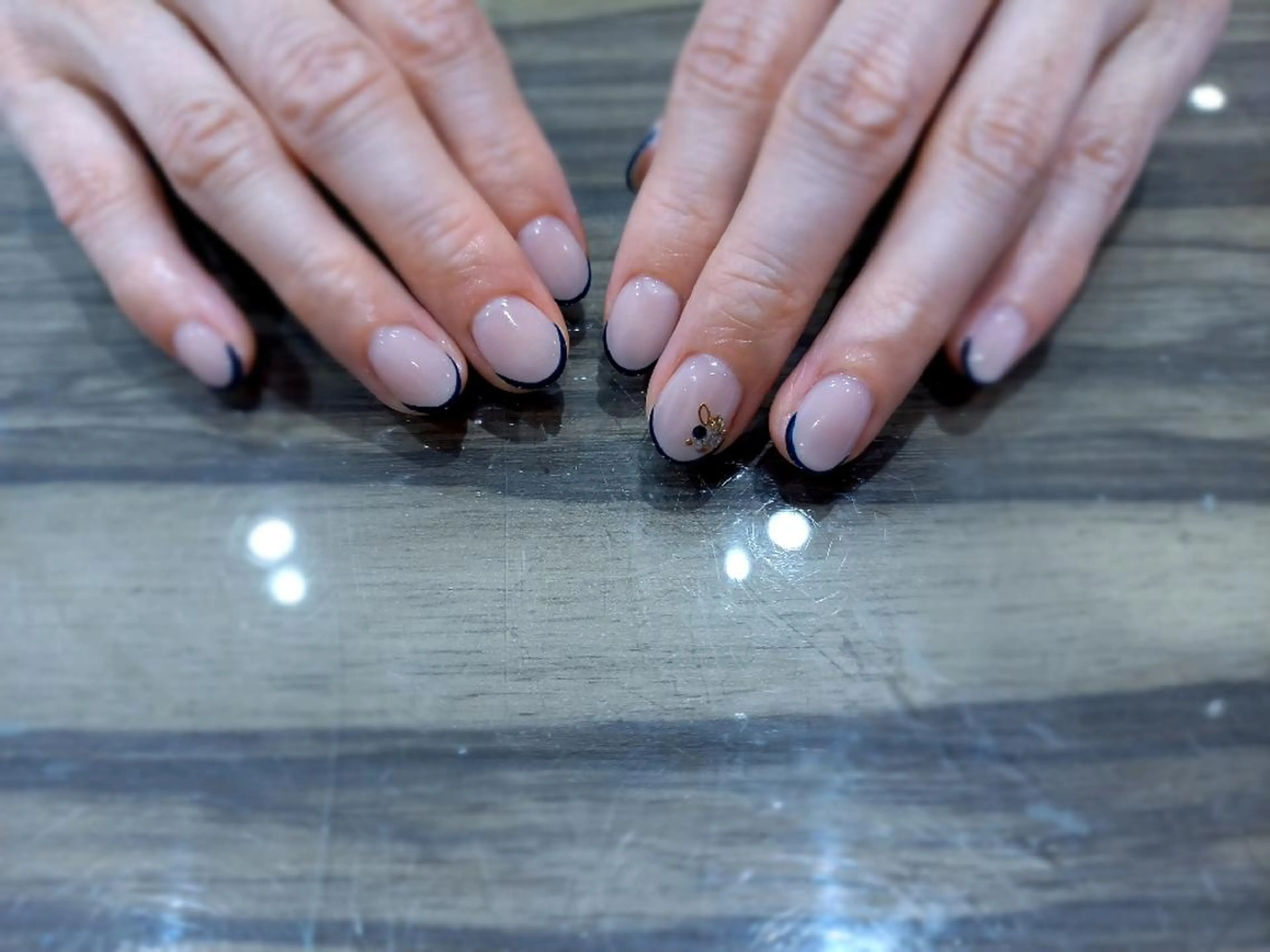 ネイル フレンチネイル グラデーション ハンドネイル Progress Nailのネイルデザイン