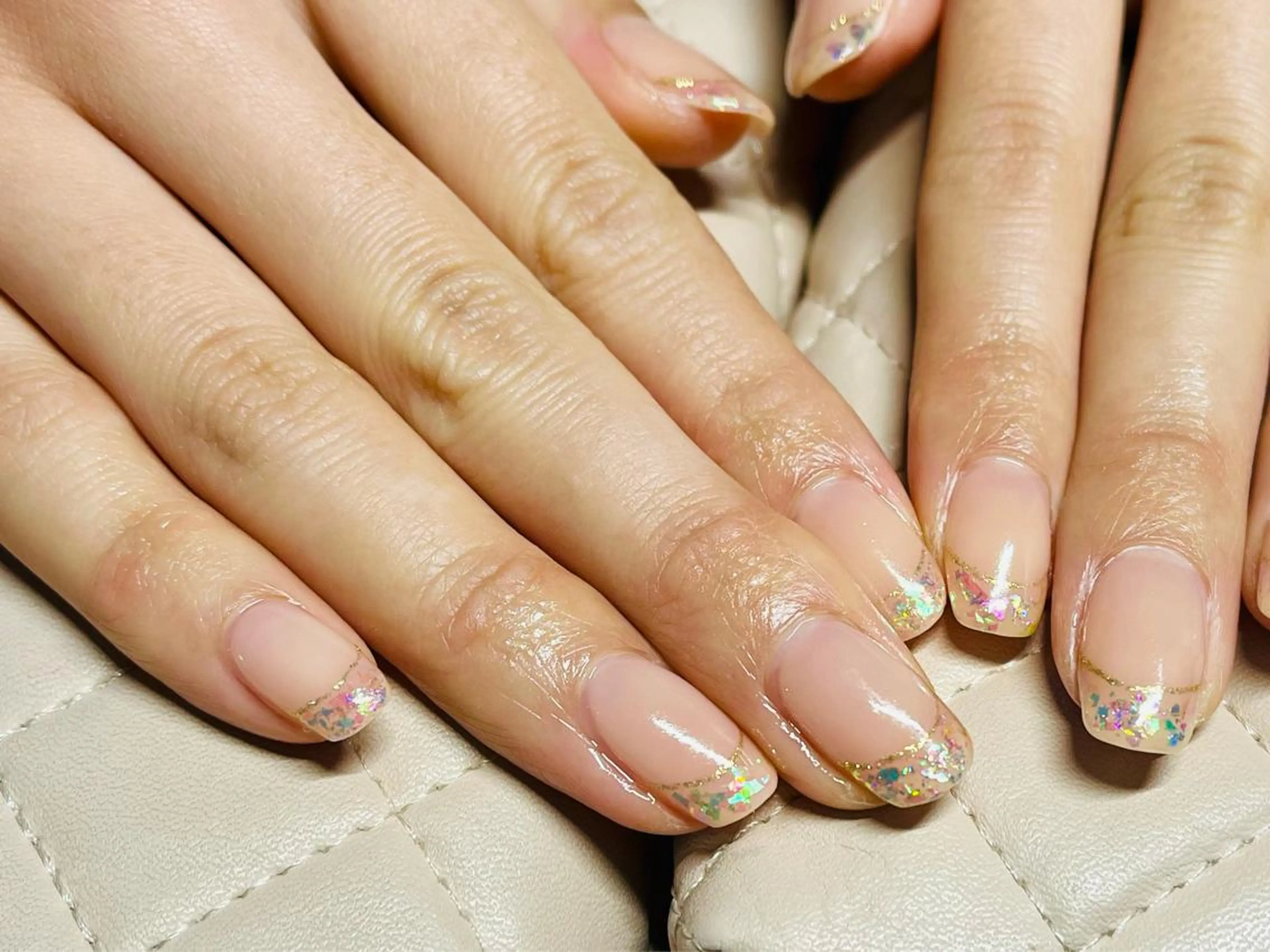 ネイル ハンドネイル goldgleams ちなのネイルデザイン