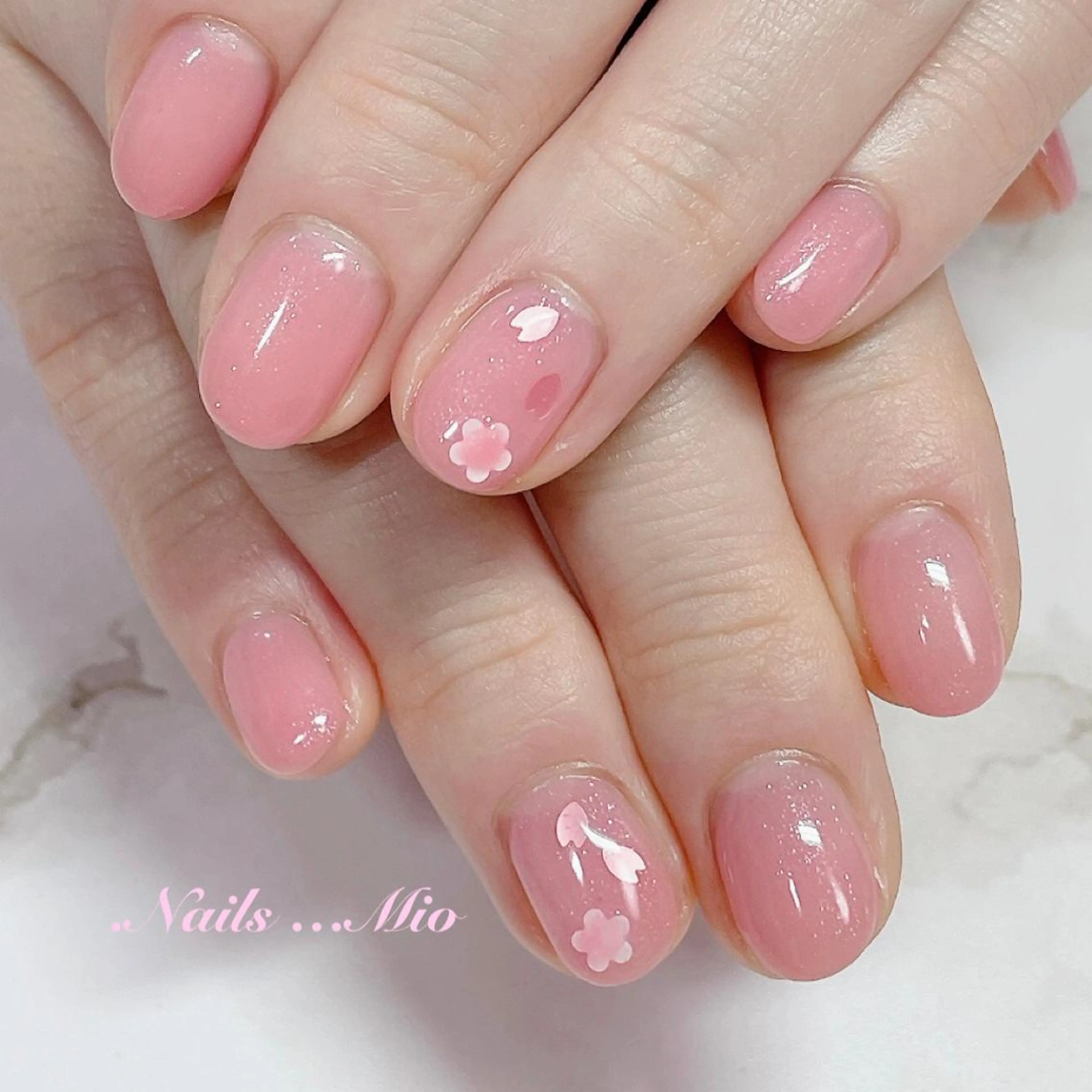 ネイル ワンカラーネイル .Nails Mio 赤羽西ネイルサロンのネイルデザイン