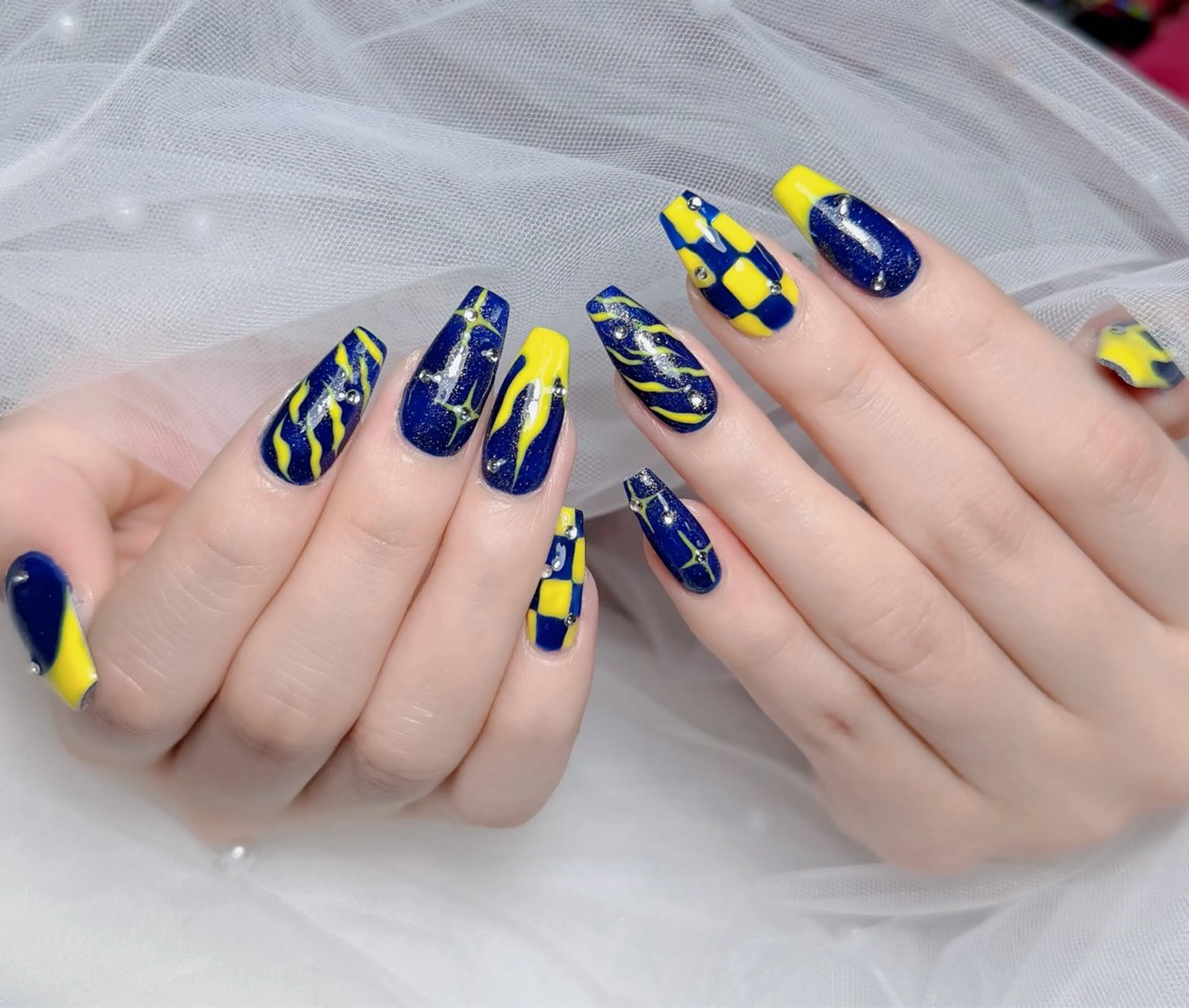 ネイル アートネイル 韓国ネイル 持ち込み ワンホンネイル ハンドネイル Lenie Nail Salonのネイルデザイン