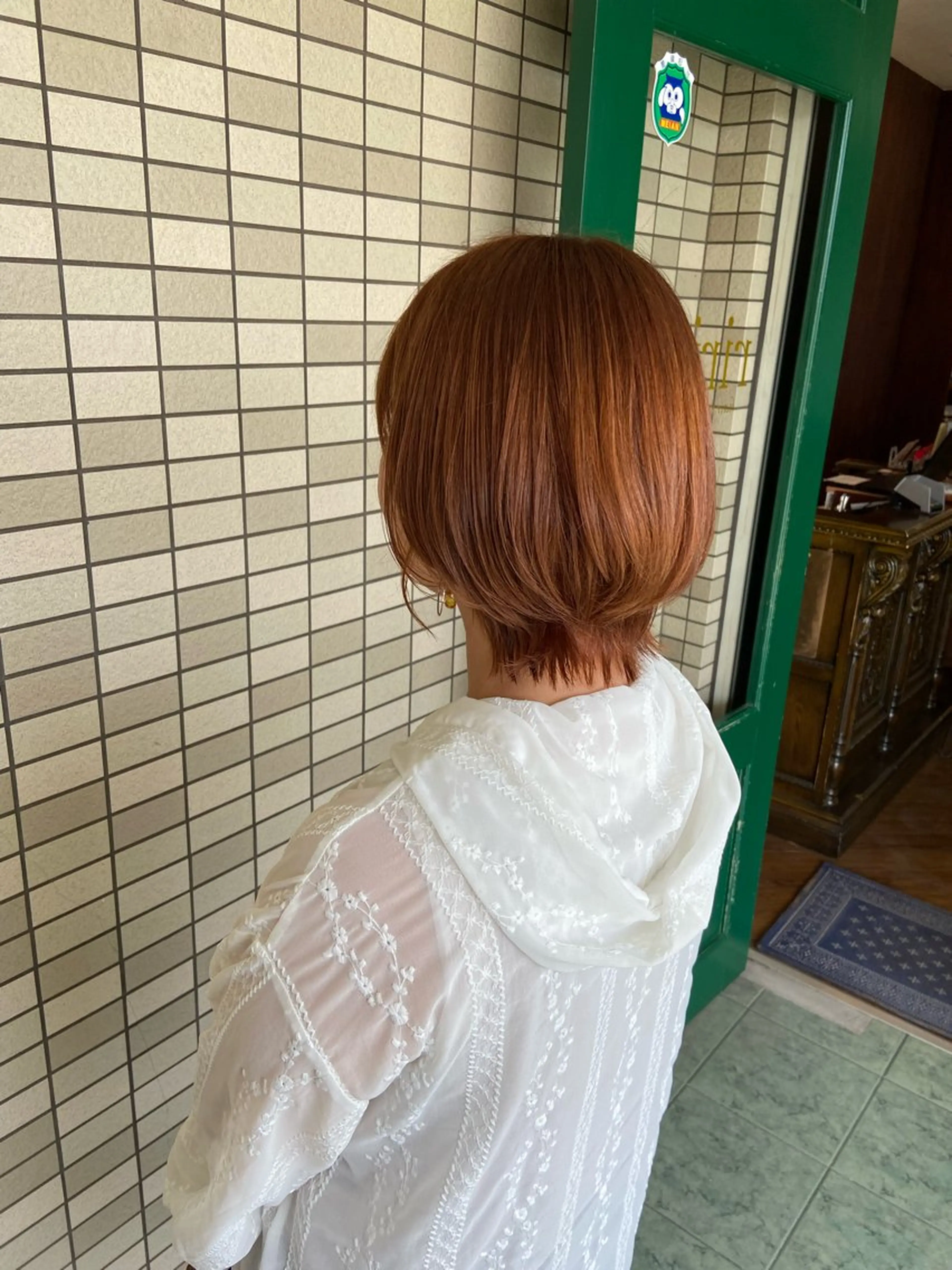 ショート ボブレイヤー ボブ レイヤーカット 外ハネヘア 大矢 萌美のヘアスタイル