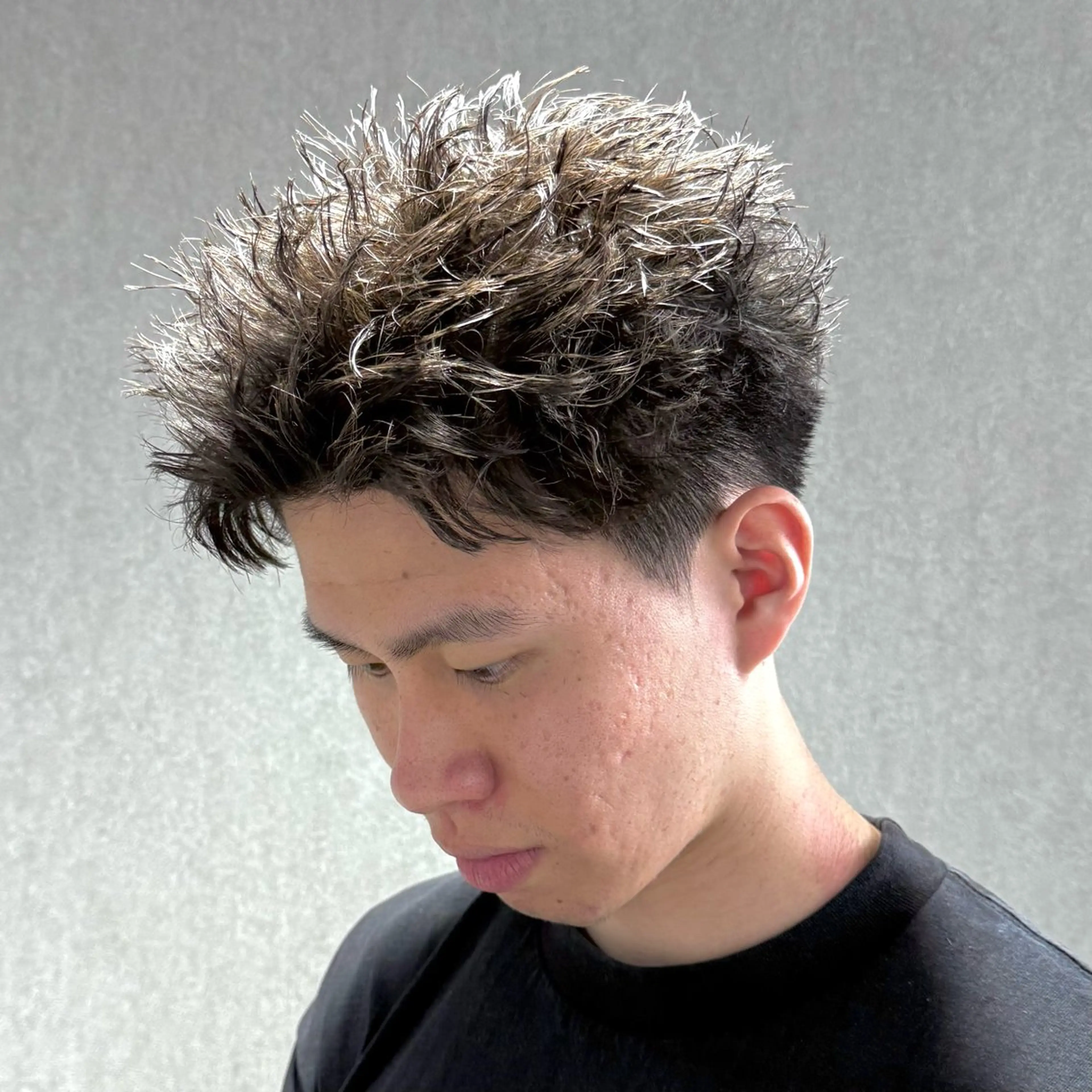 ショート パーマ メンズ メンズパーマ スパイキーショート メンズツイストパーマ ショートヘア ツイストパーマ カット パーマ メンズパーマ職人 パーマ🔥ritaのヘアスタイル