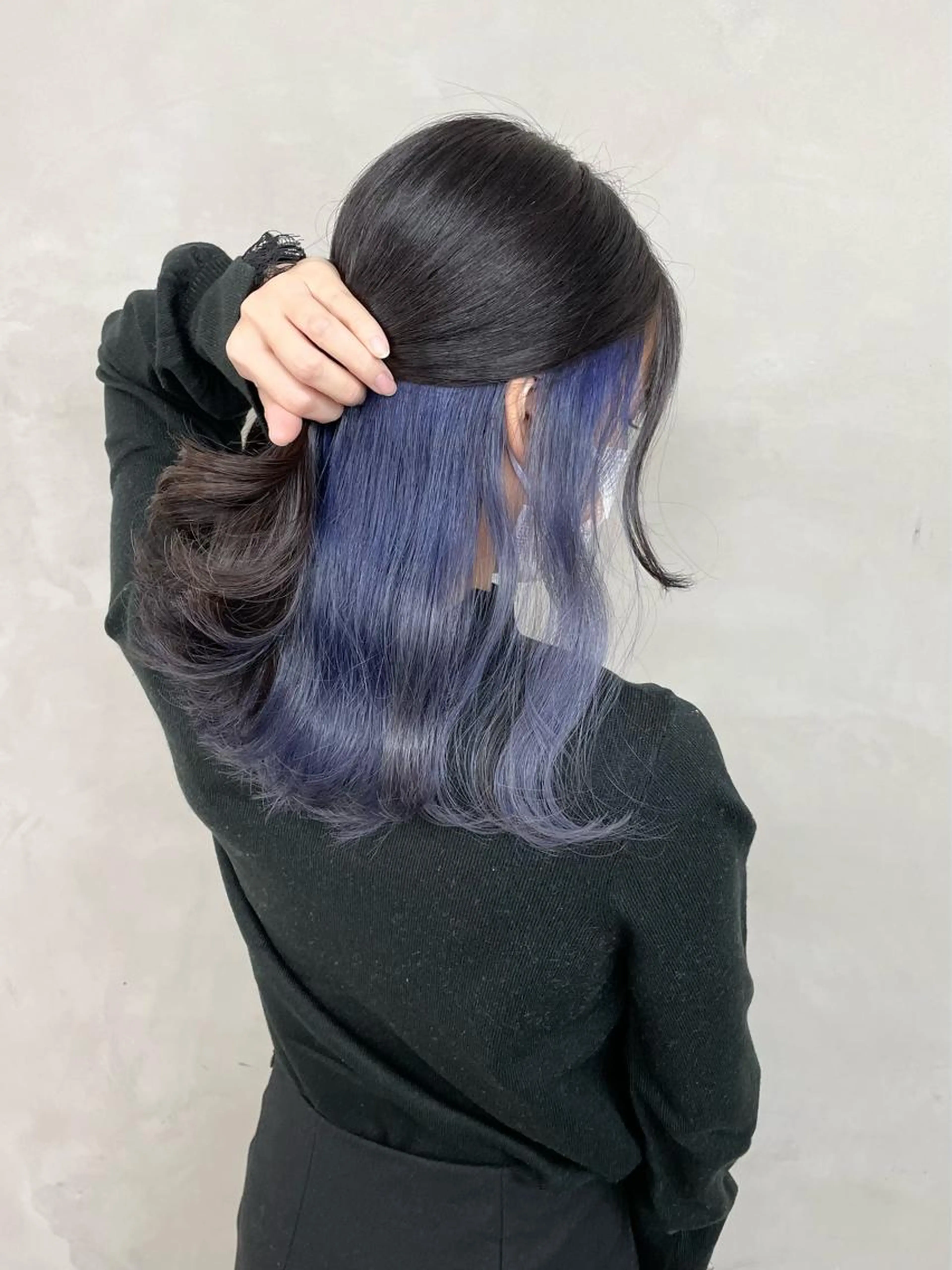 🍀ちら見えが可愛い♪【インナーカラー】✨(ブリーチ込)ベースカラーも含みます🫧の写真