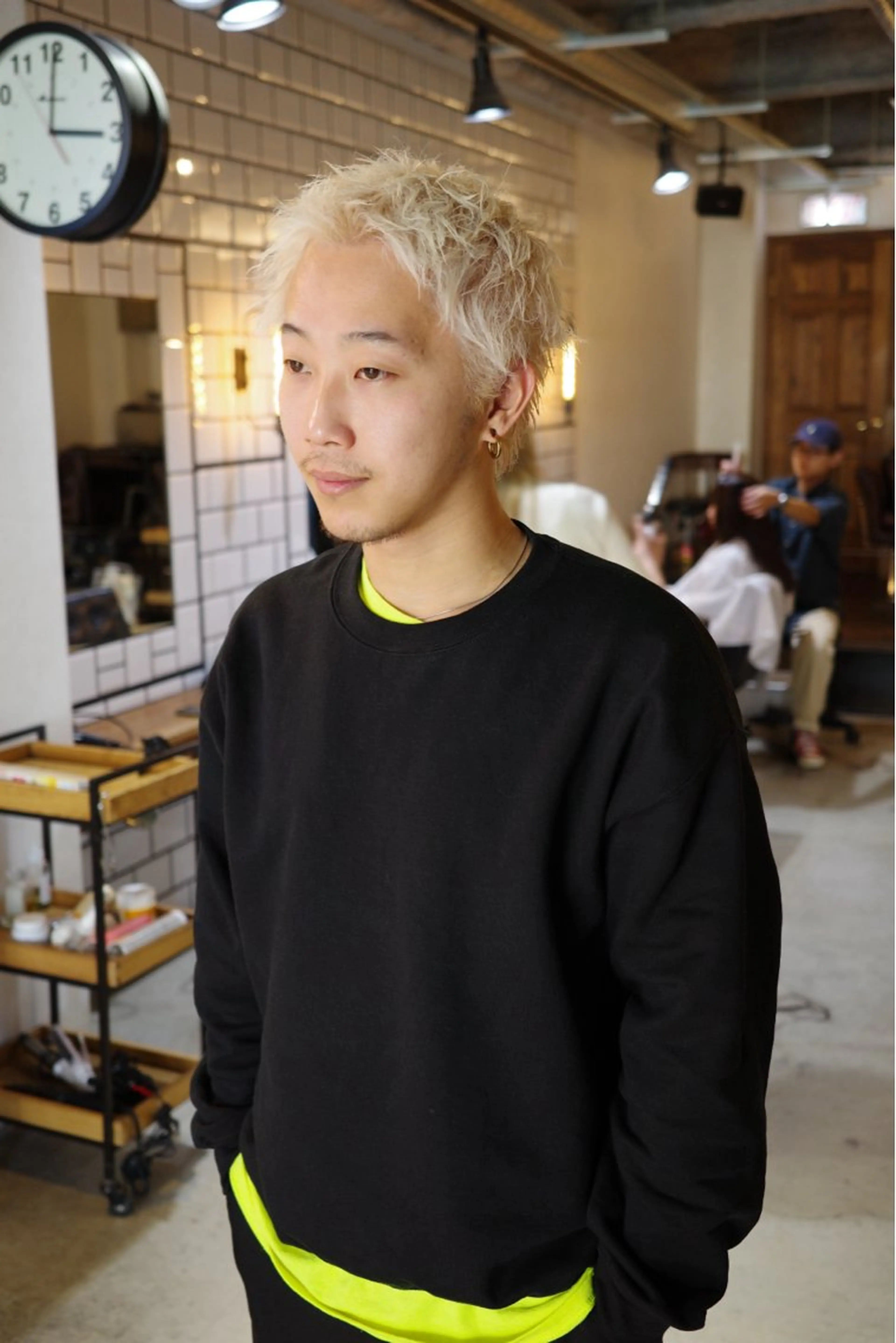 ショート カラー メンズ ヘアカラー トリートメント メンズヘア/レイヤー /ボブ山内春輝のヘアスタイル