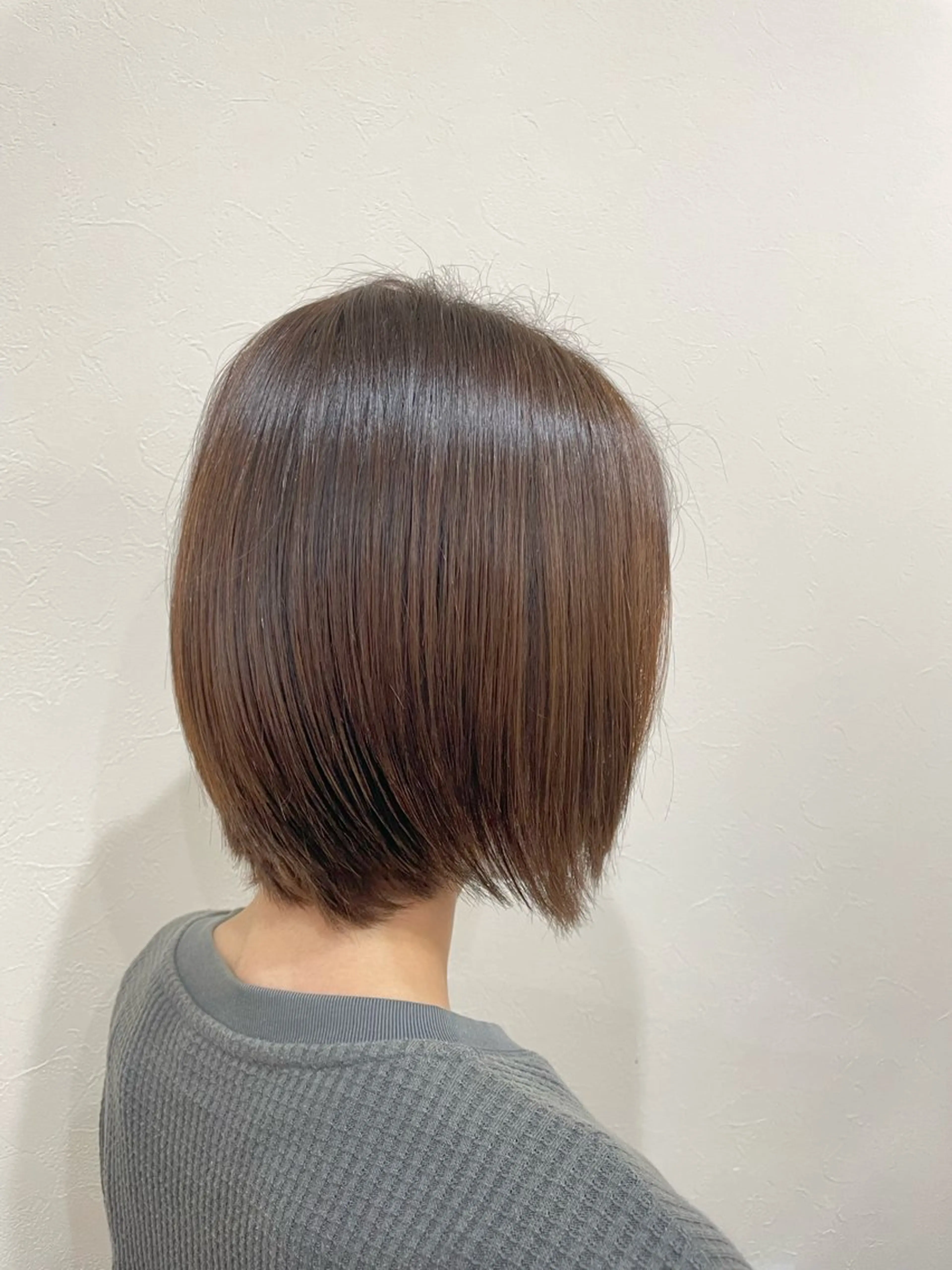 ミディアム アッシュ 髪質改善 菊池紳吾のヘアスタイル